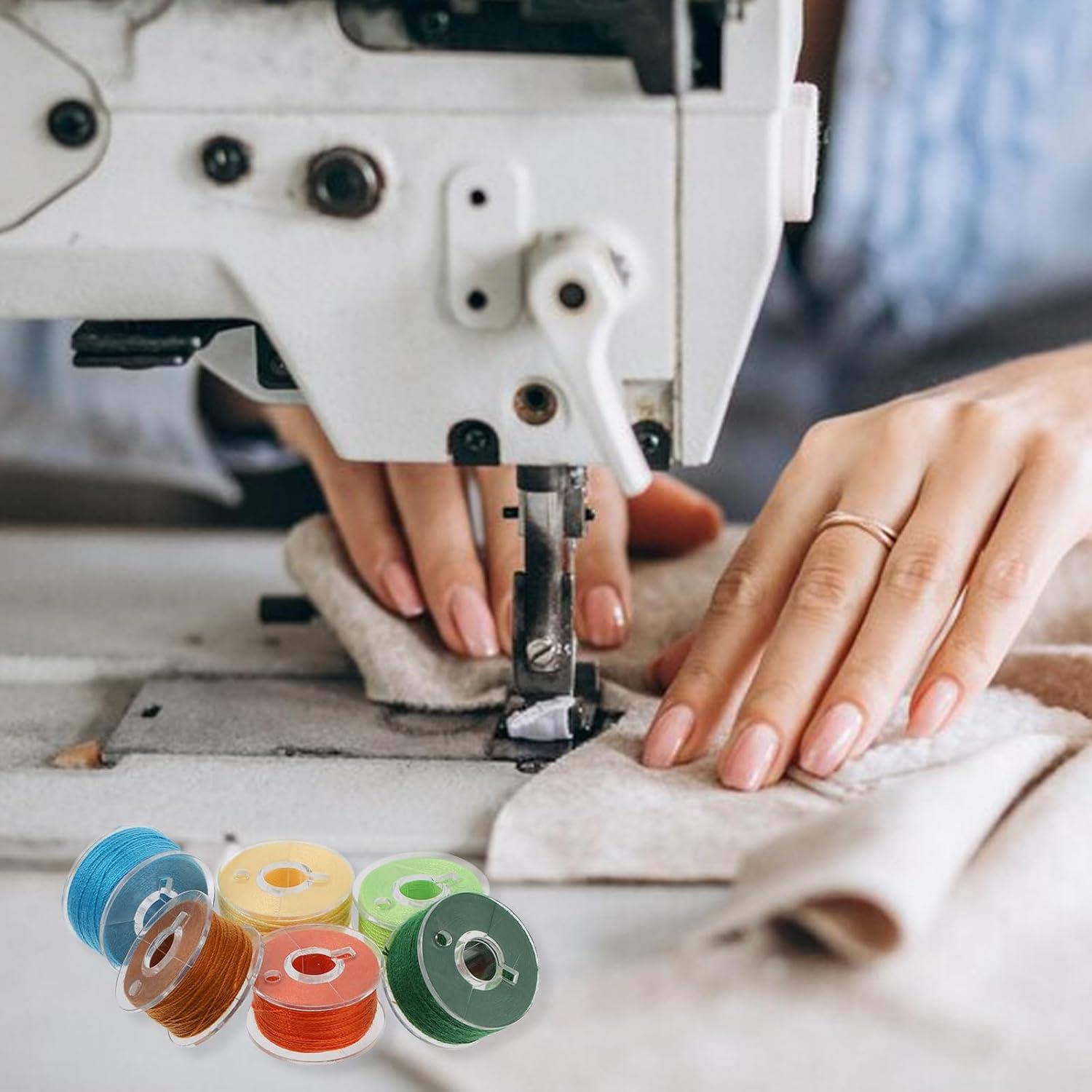 Paquete de 60 Bobinas Clase 15 Transparentes Singer/Brother