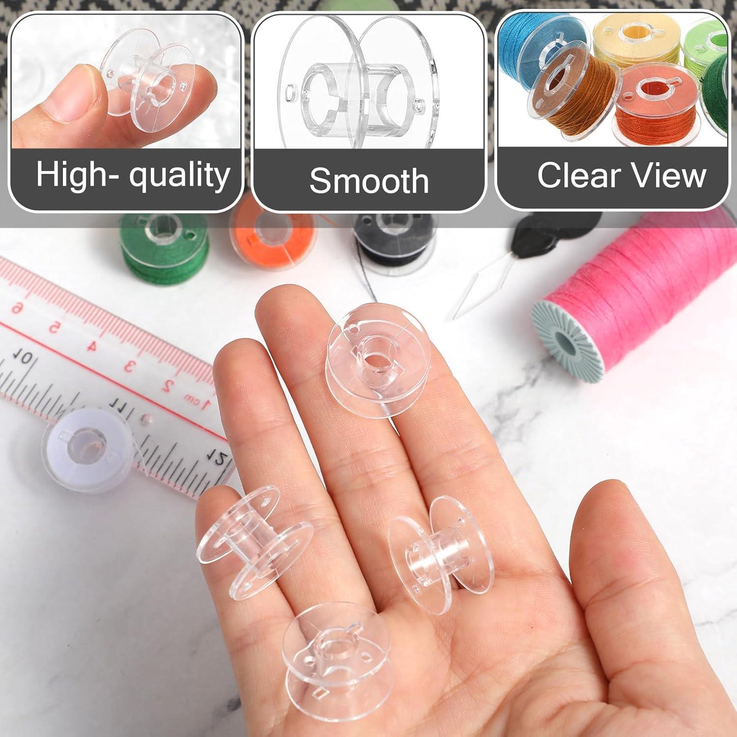Paquete de 60 Bobinas Clase 15 Transparentes Singer/Brother