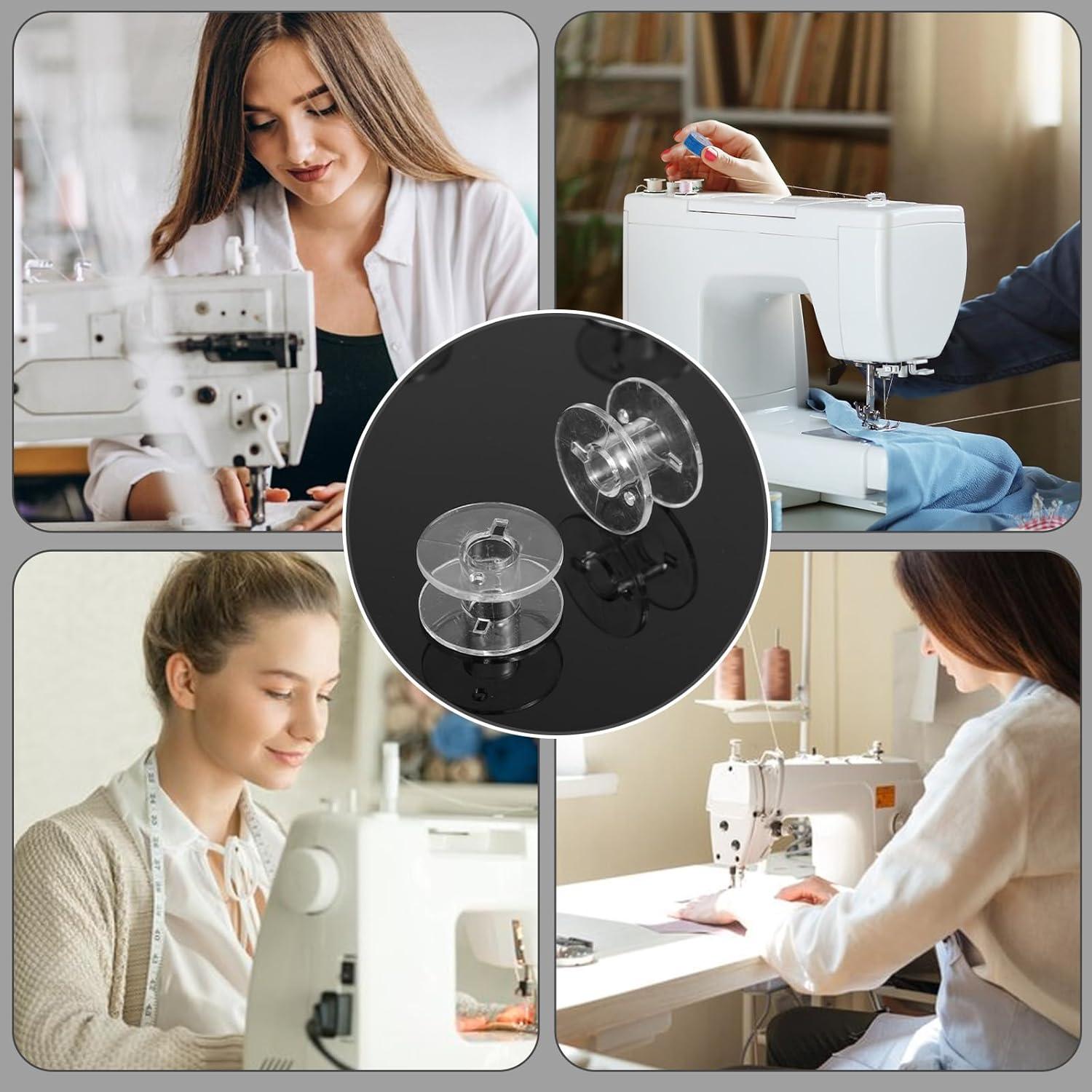 Paquete de 60 Bobinas Clase 15 Transparentes Singer/Brother