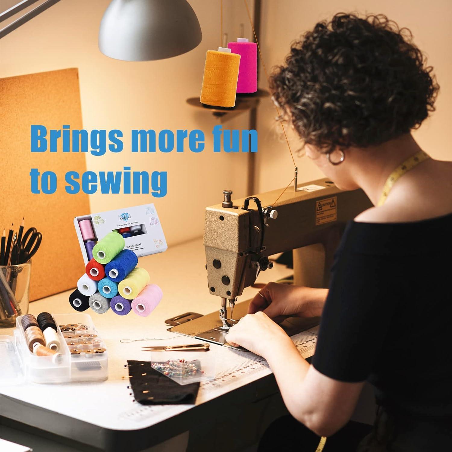 Hilo de Coser Simthread 100% Poliester 10 Bobinas 1000 Yds