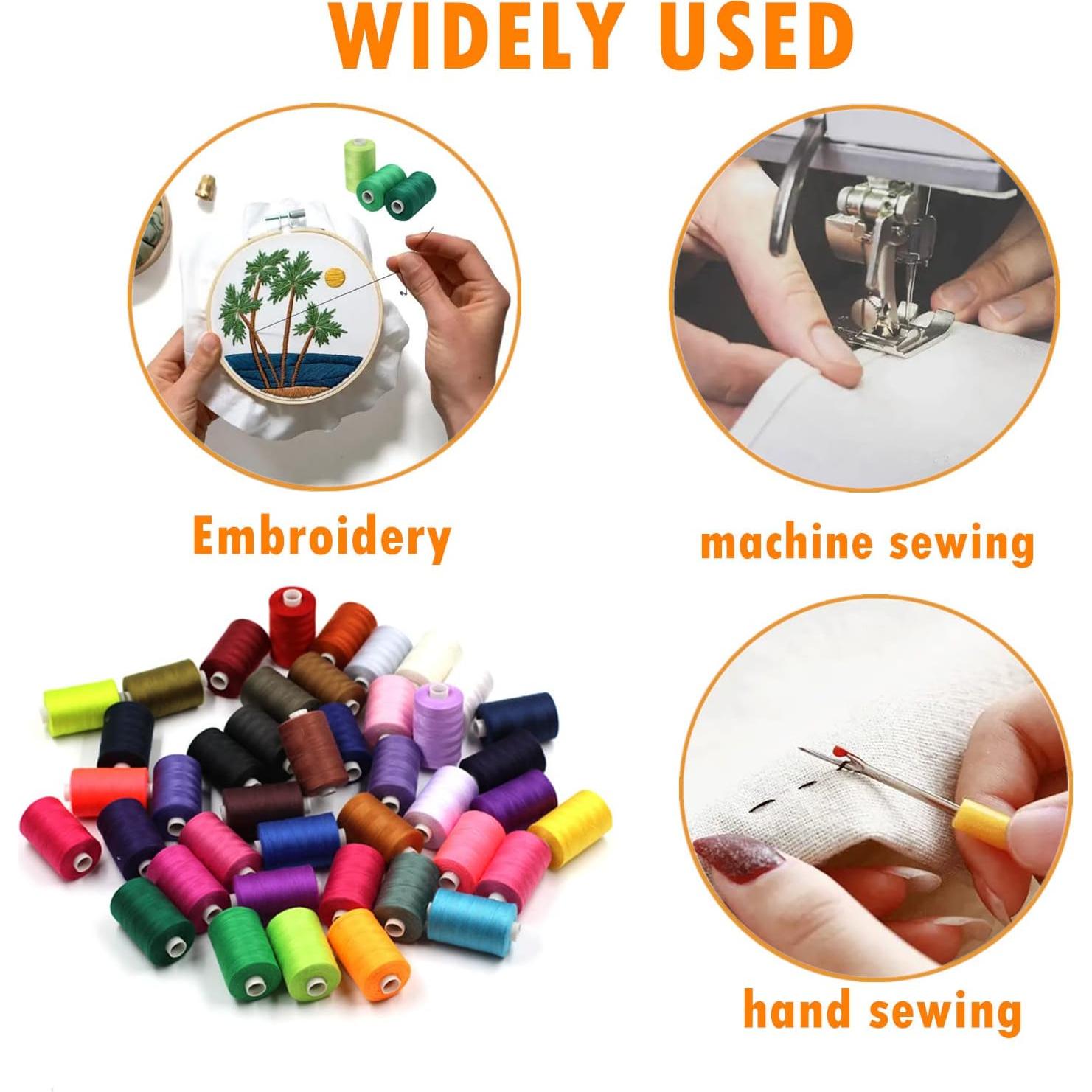 Hilo de Coser Simthread 100% Poliester 10 Bobinas 1000 Yds