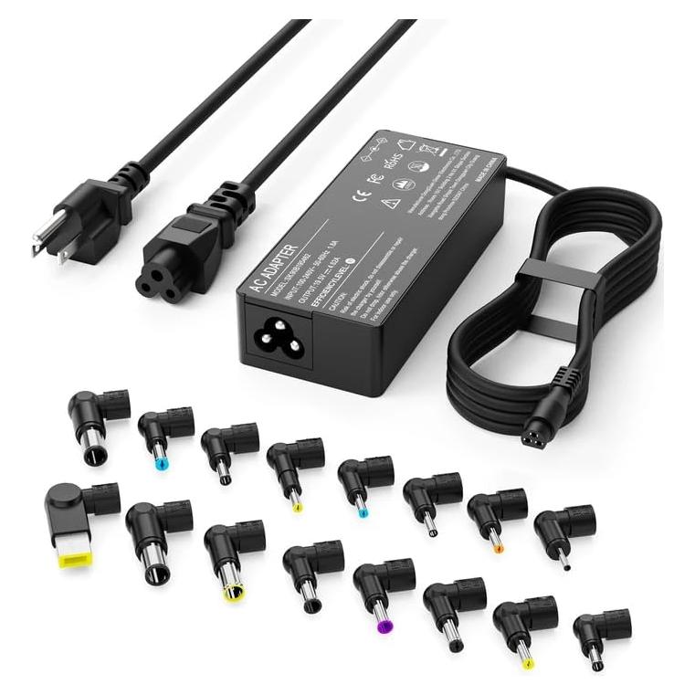 Cargador Universal WENYAA 90W para Laptop con 16 Puntas