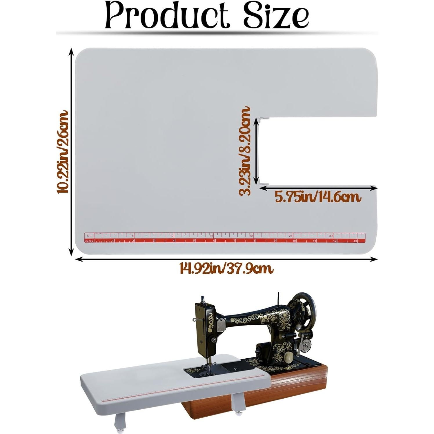 Mesa de Extensión para Máquinas de Coser Singer 4411 4423 4432 4452 5511 5523