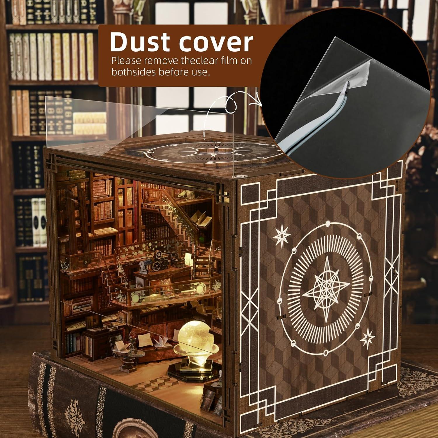 Kit de Rincón de Libros MiniCity DIY con Luz LED y Funda