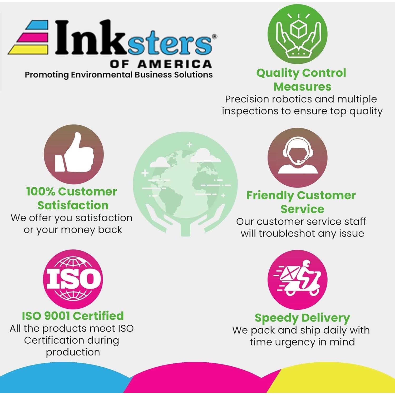 Rollo de fax compatible Inksters PC-401 para Brother