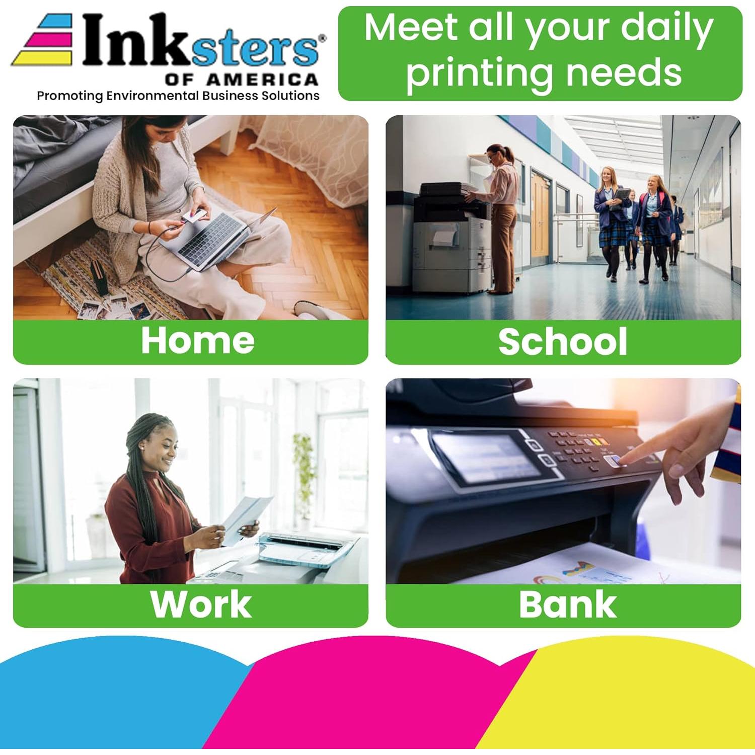 Rollo de fax compatible Inksters PC-401 para Brother