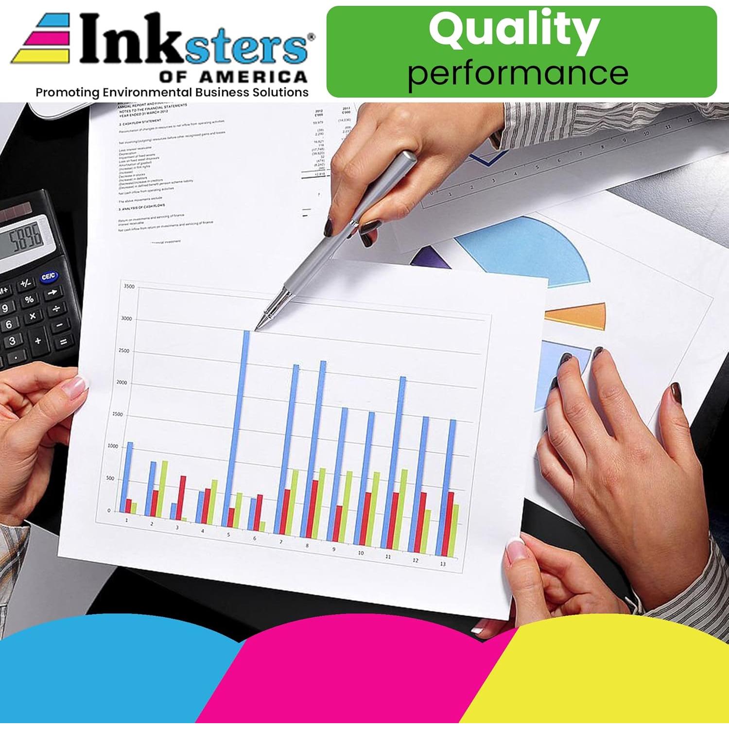 Rollo de fax compatible Inksters PC-401 para Brother