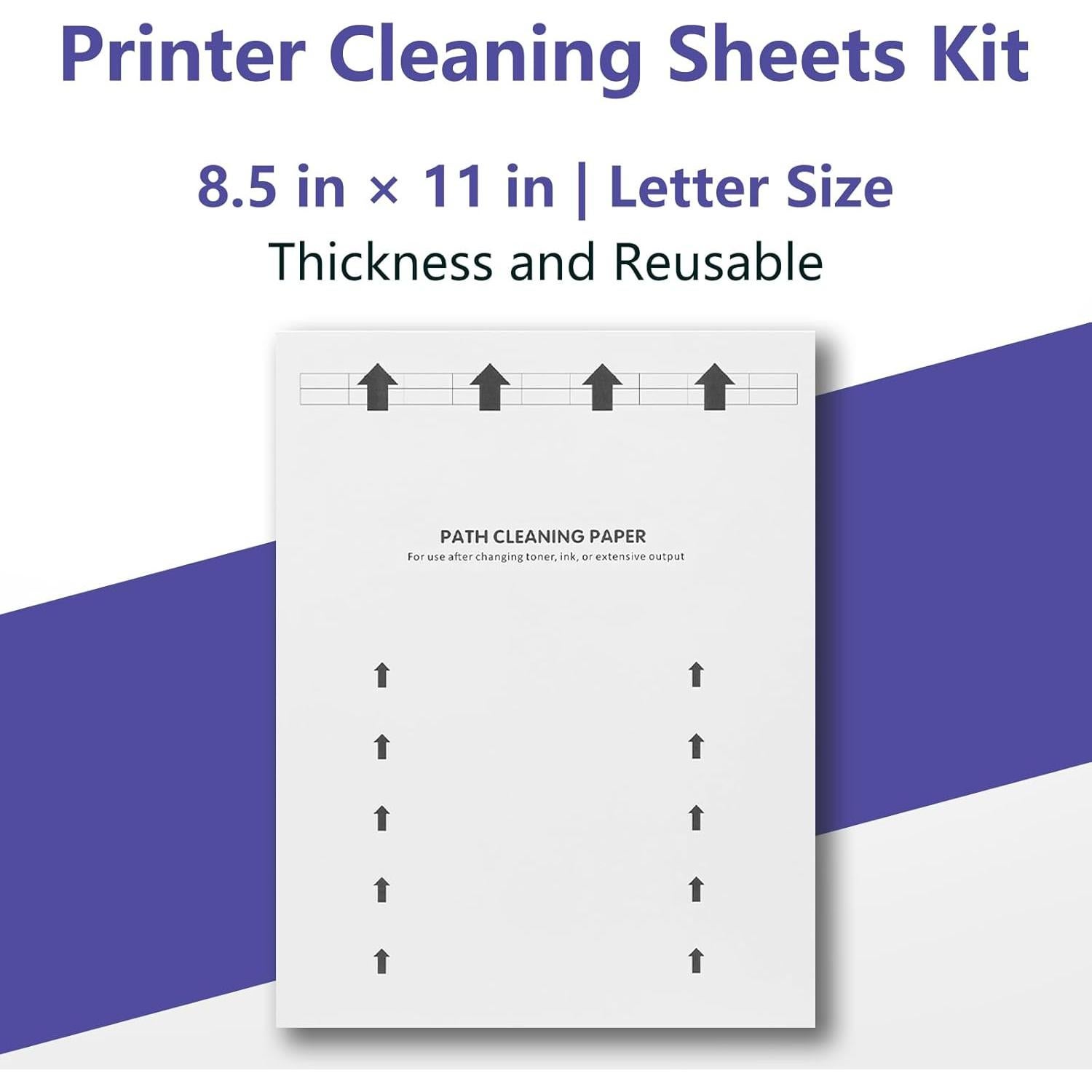 Hoja de Limpieza Dimakung para Impresoras 21.6x27.9 cm - 10 Hojas