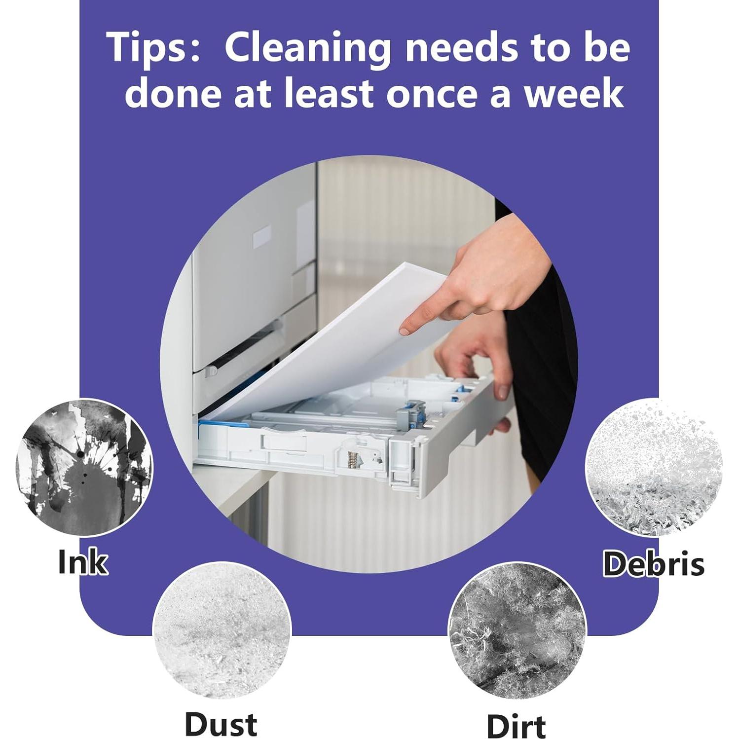 Hoja de Limpieza Dimakung para Impresoras 21.6x27.9 cm - 10 Hojas