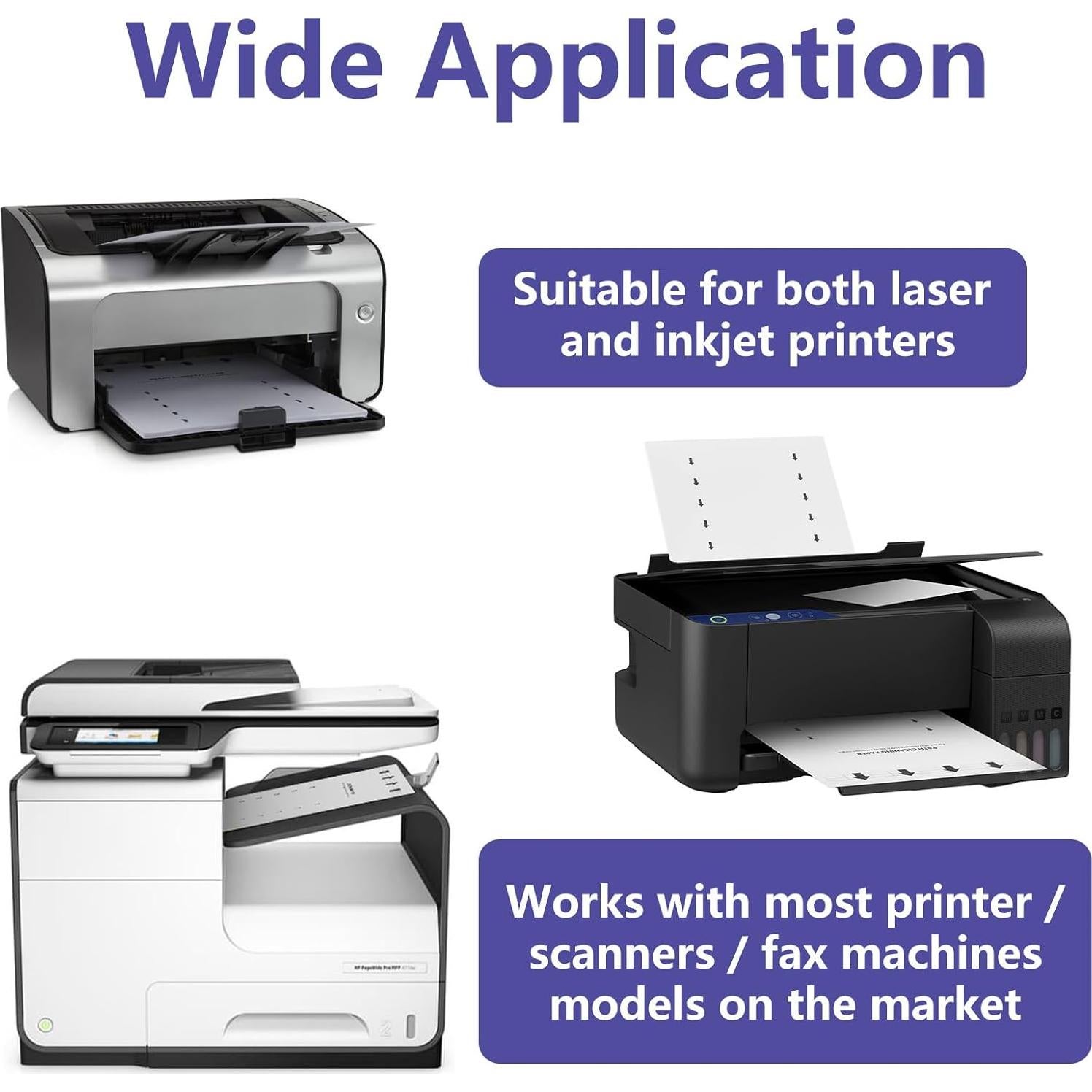 Hoja de Limpieza Dimakung para Impresoras 21.6x27.9 cm - 10 Hojas