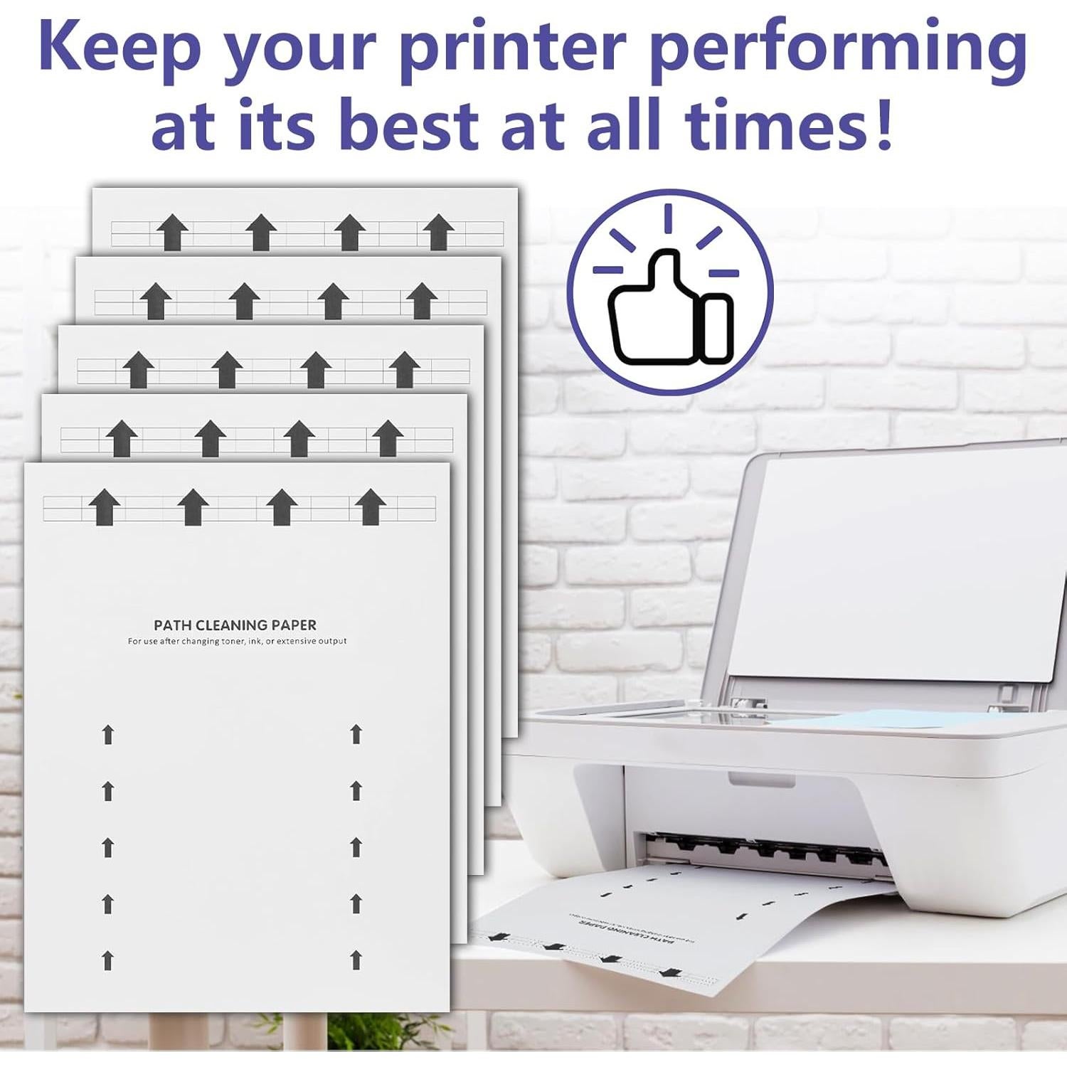 Hoja de Limpieza Dimakung para Impresoras 21.6x27.9 cm - 10 Hojas