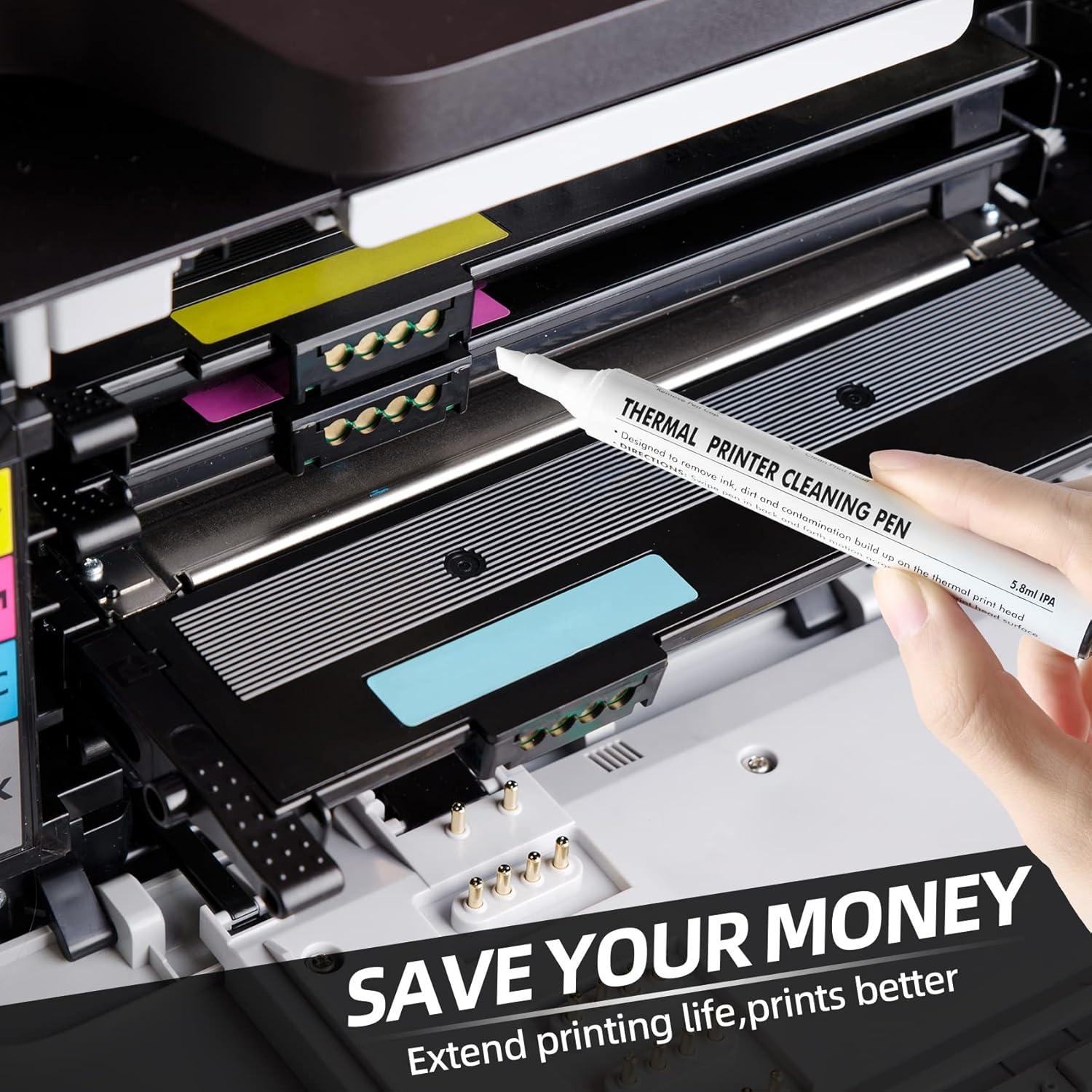 Bolígrafo de limpieza para impresoras térmicas BIHYM 6PCS