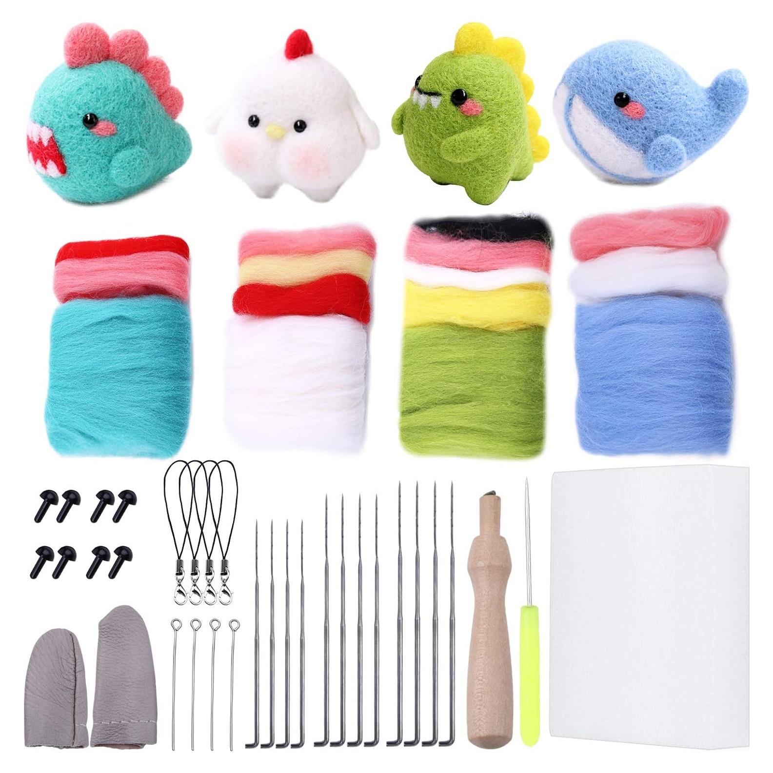 Kit de Aguja de Fieltro LOKUNN para Manualidades DIY