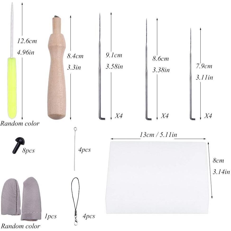 Kit de Aguja de Fieltro LOKUNN para Manualidades DIY