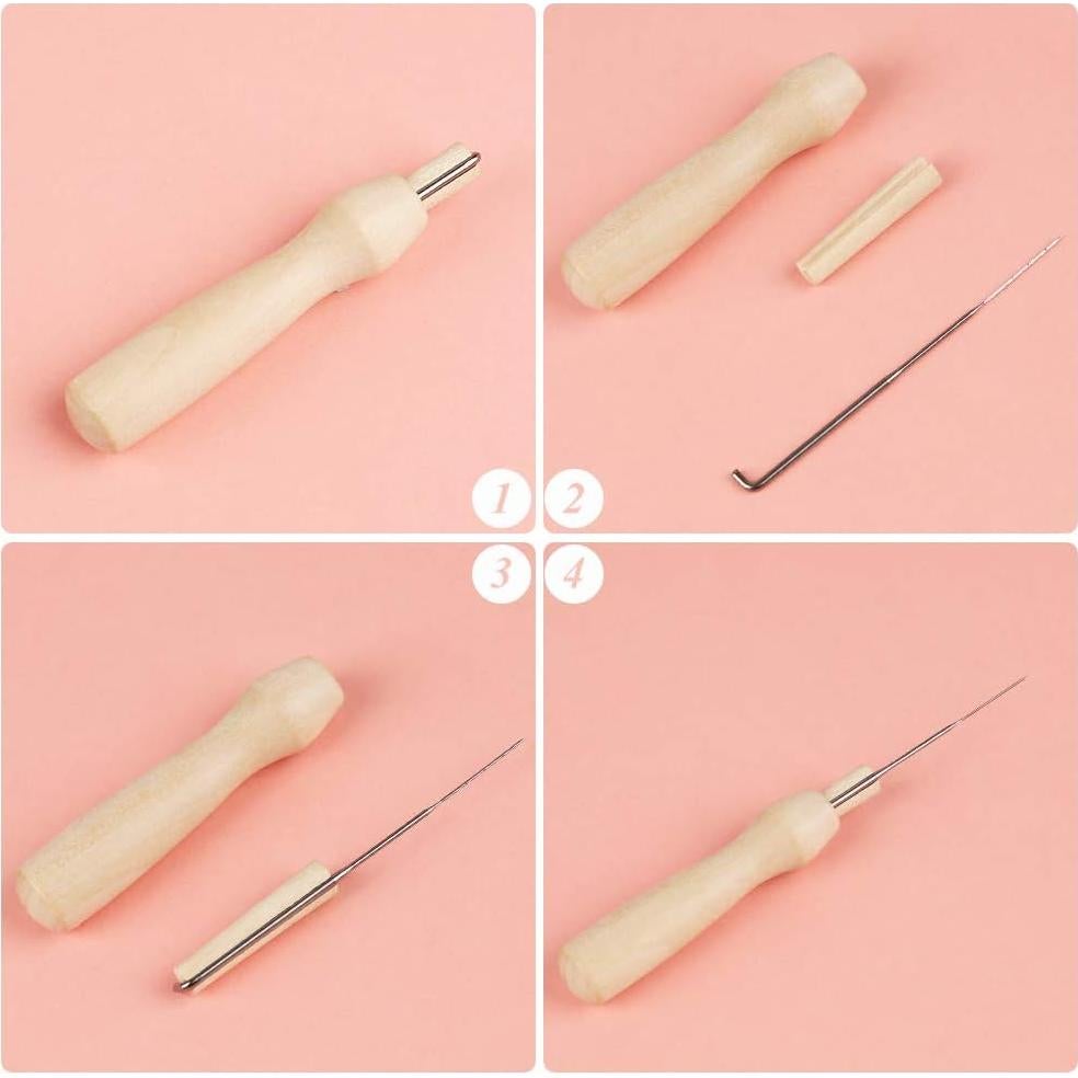 Kit de Aguja de Fieltro LOKUNN para Manualidades DIY