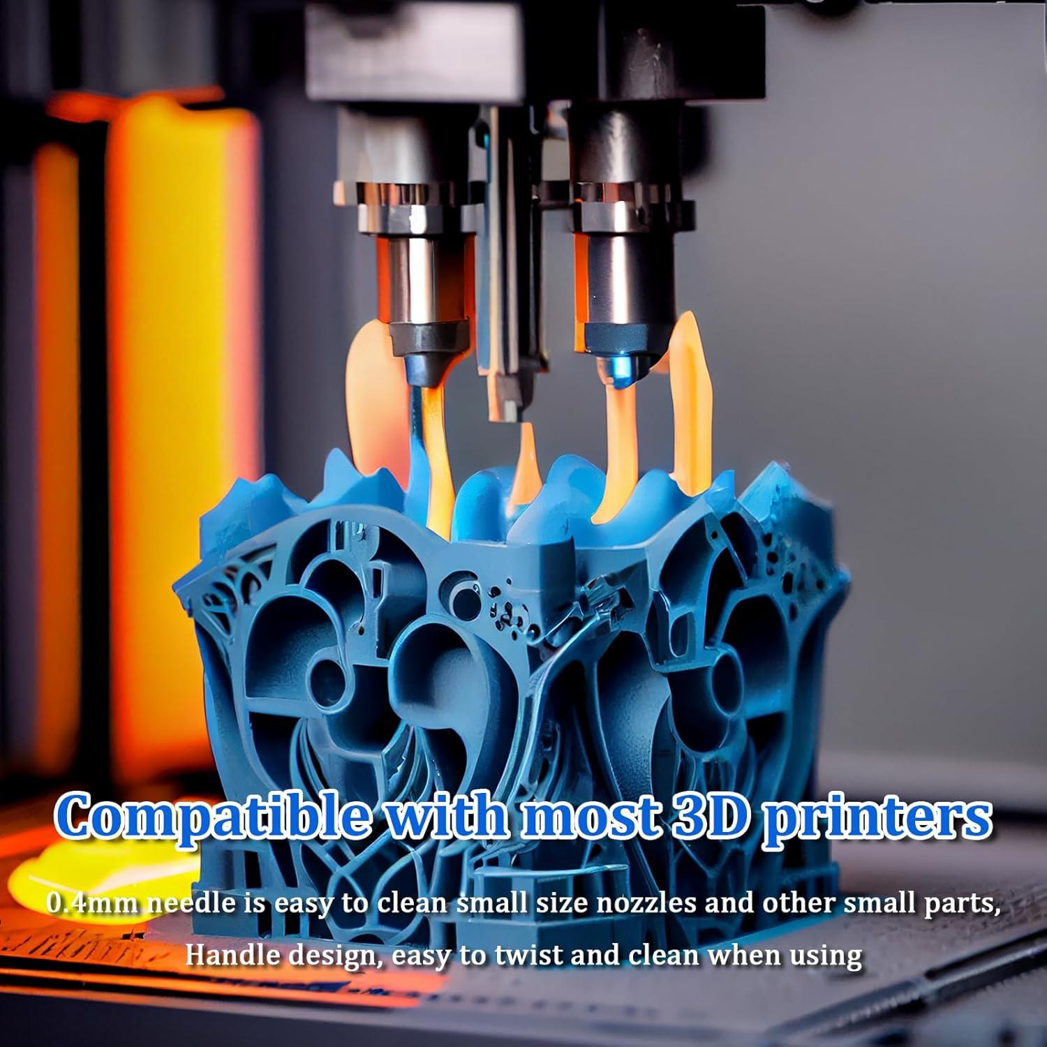 Kit de limpieza para boquillas de impresoras 3D Styquenzer 10 piezas