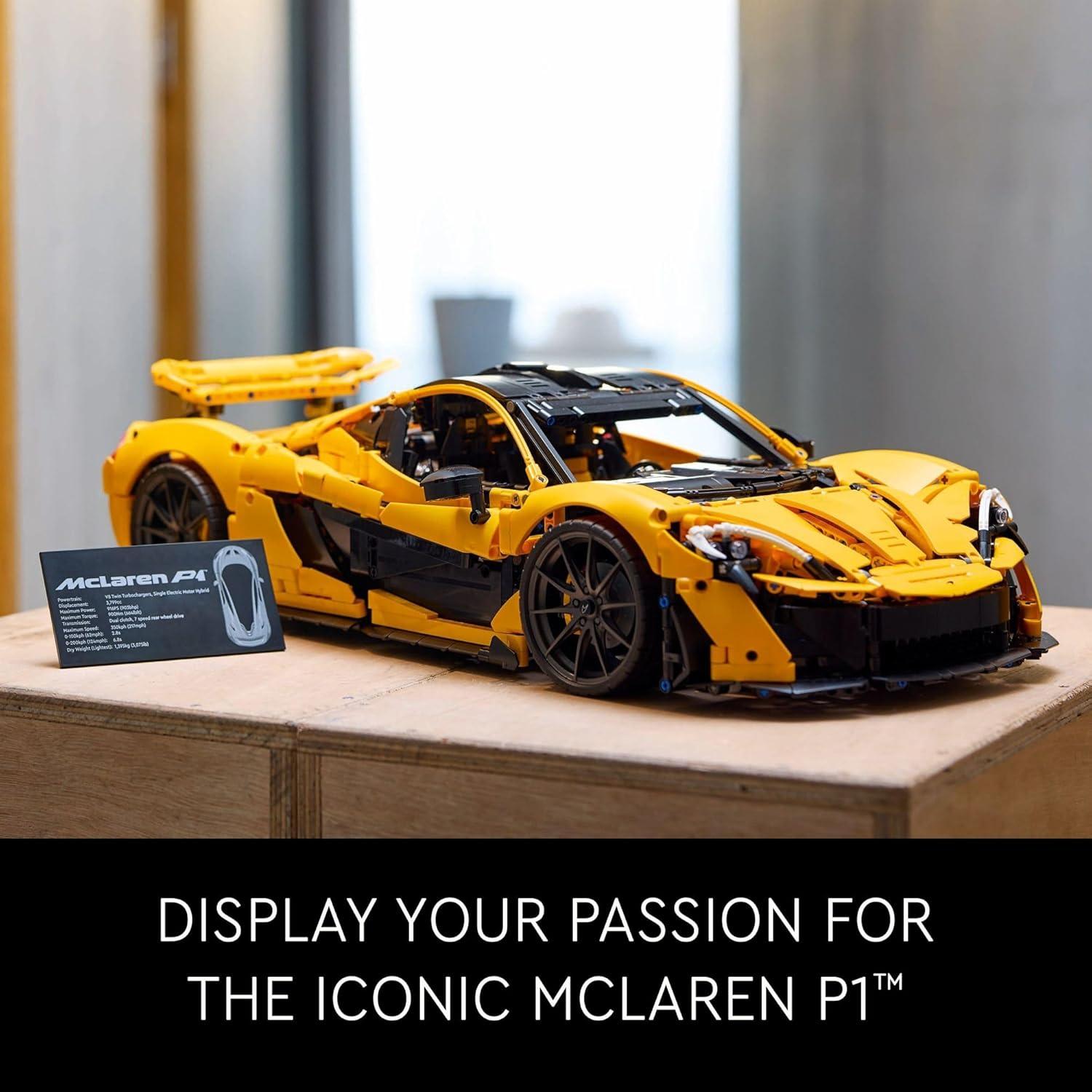 LEGO Technic McLaren P1 42172 - Modelo Coleccionable 1:8
