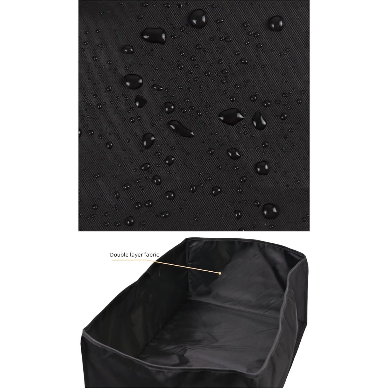 Cubierta para impresora HP Color Laserjet Pro y Brother - Negro