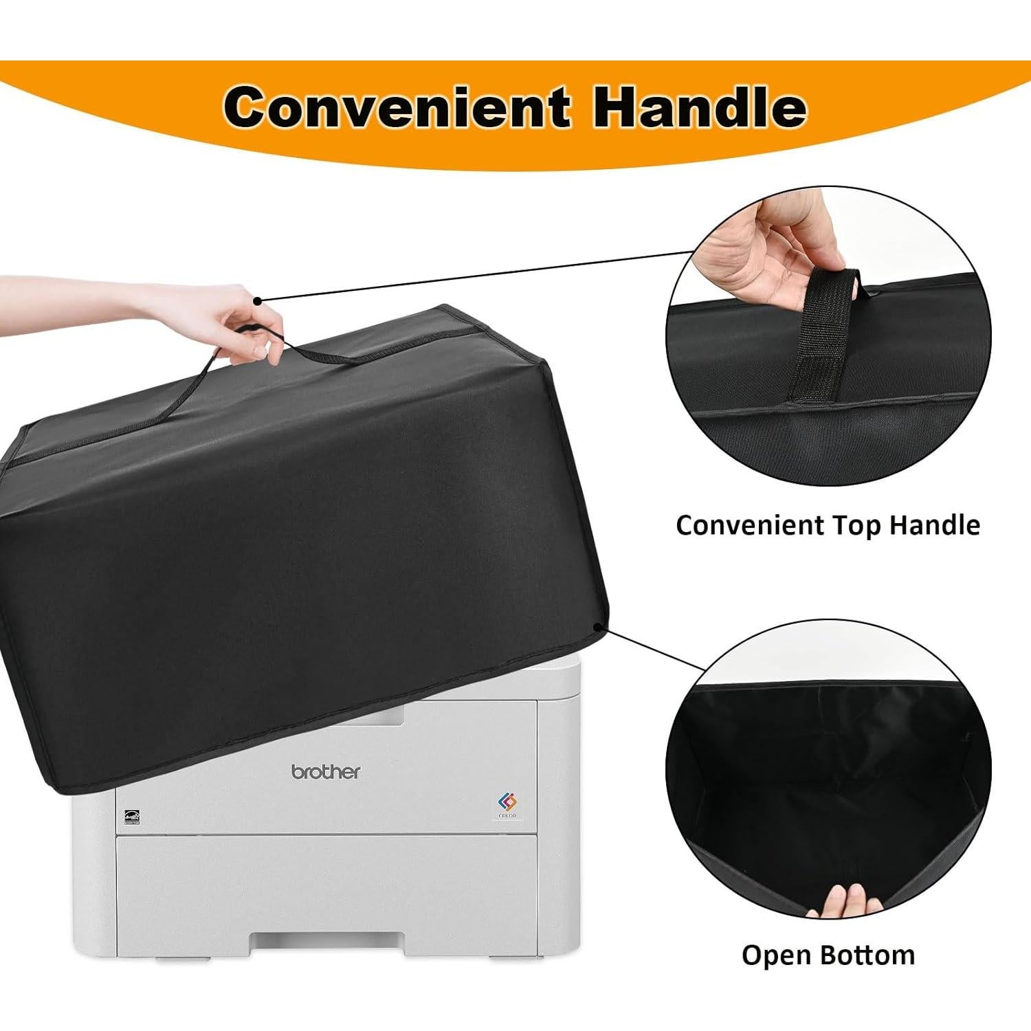 Cubierta de Polvo para Impresora Brother HL-L3280CDW 46x43x25cm