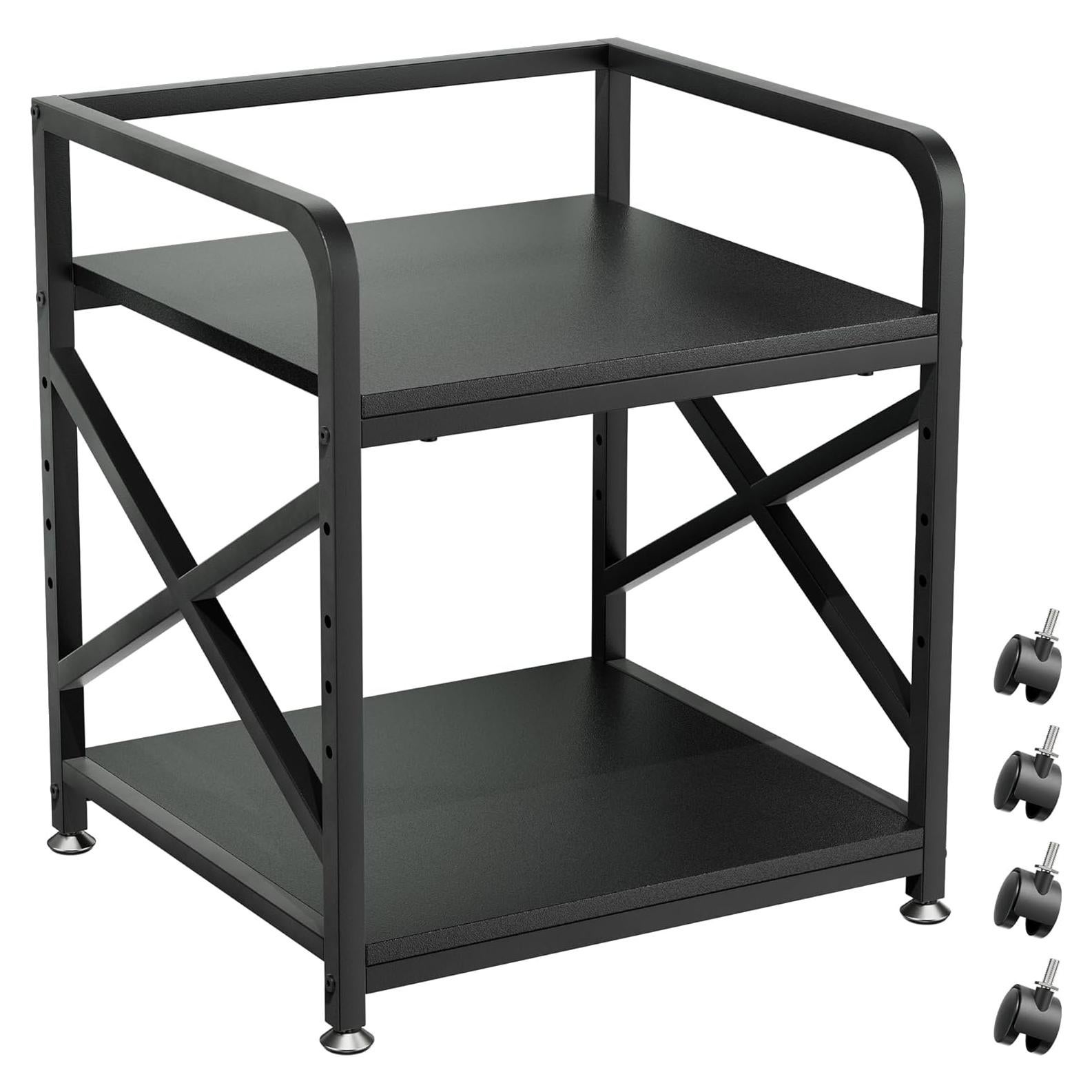 Soporte para Impresora Ollieroo 2 Niveles Ajustable Negro