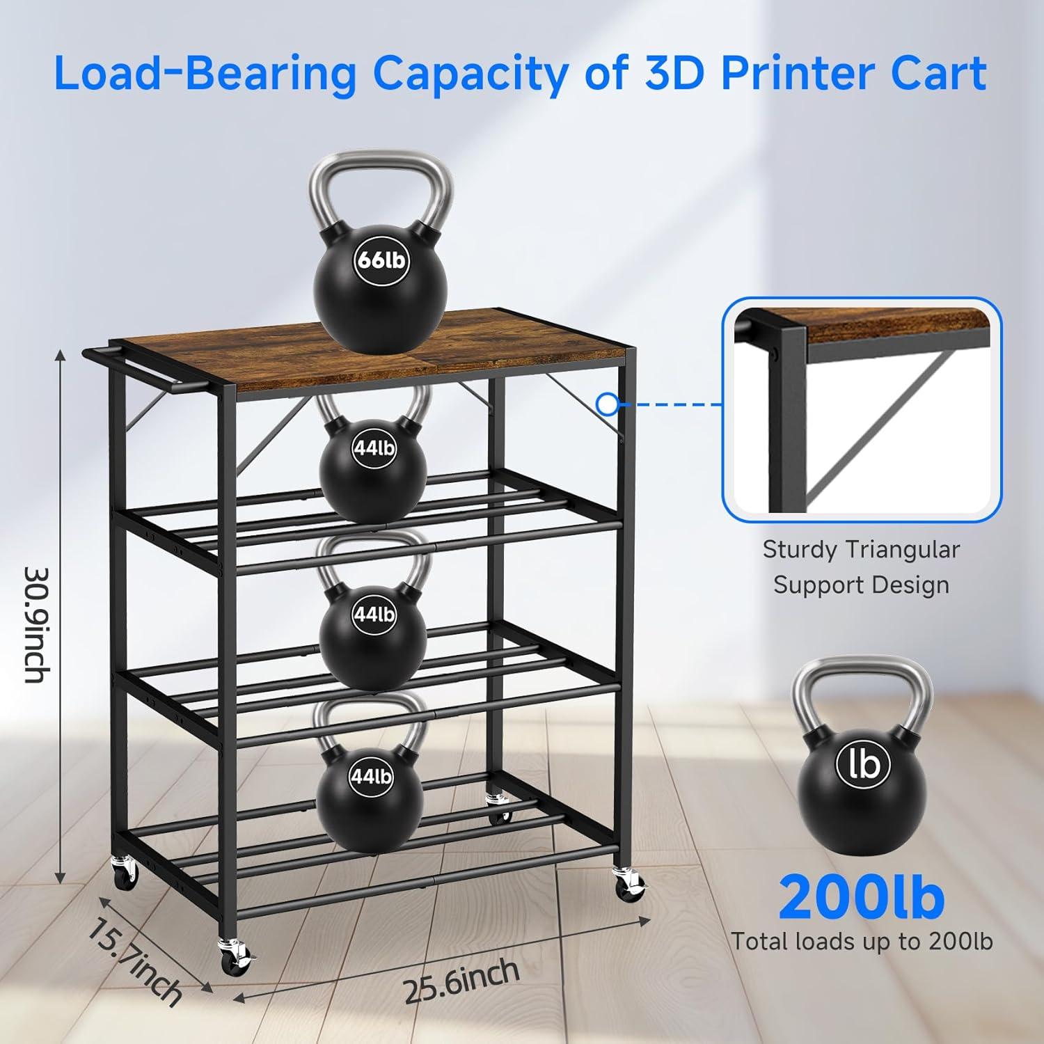 Soporte para Impresora 3D GIASSVIO 4 Niveles para 52 Bobinas