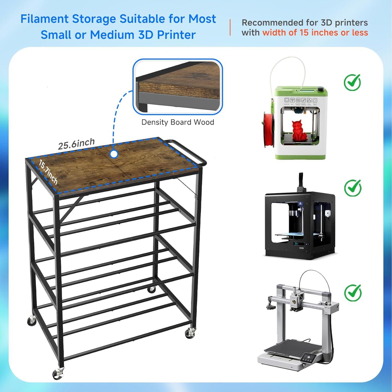 Soporte para Impresora 3D GIASSVIO 4 Niveles para 52 Bobinas