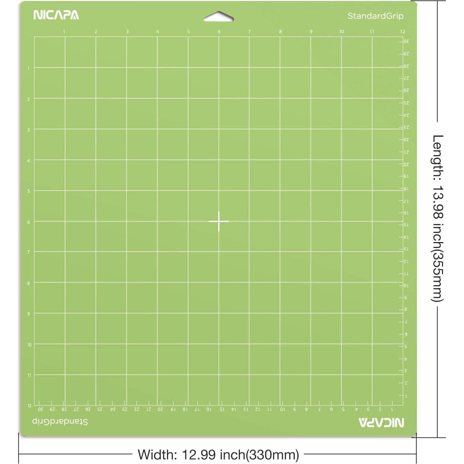 Mat de Corte Nicapa 30.48x30.48 cm Paquete de 4 Adhesivas