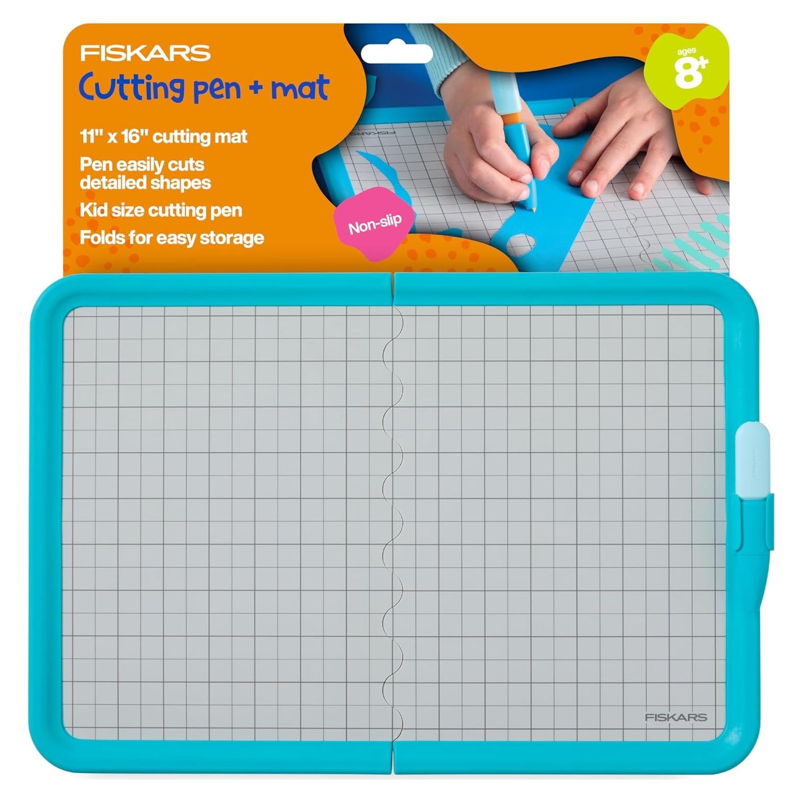 Bolígrafo y Mat de Corte Fiskars para Niños - Seguro y Preciso