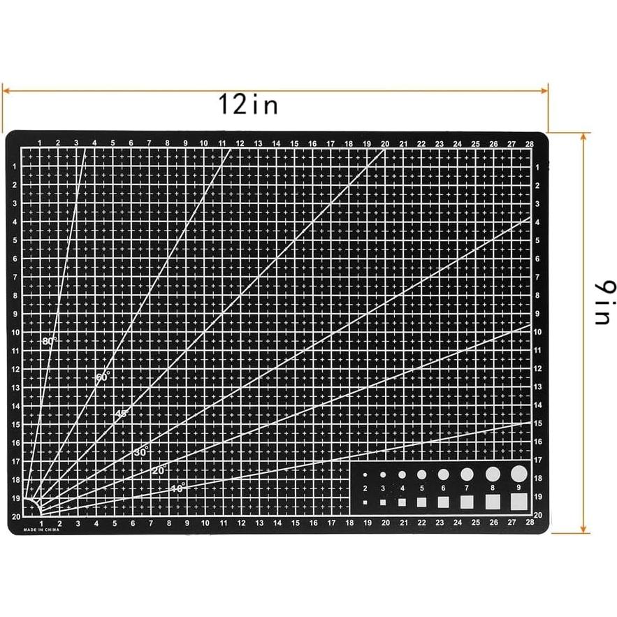 Alfombrilla de Corte Autocurativa WELANGBN A4 23x30.5cm PVC