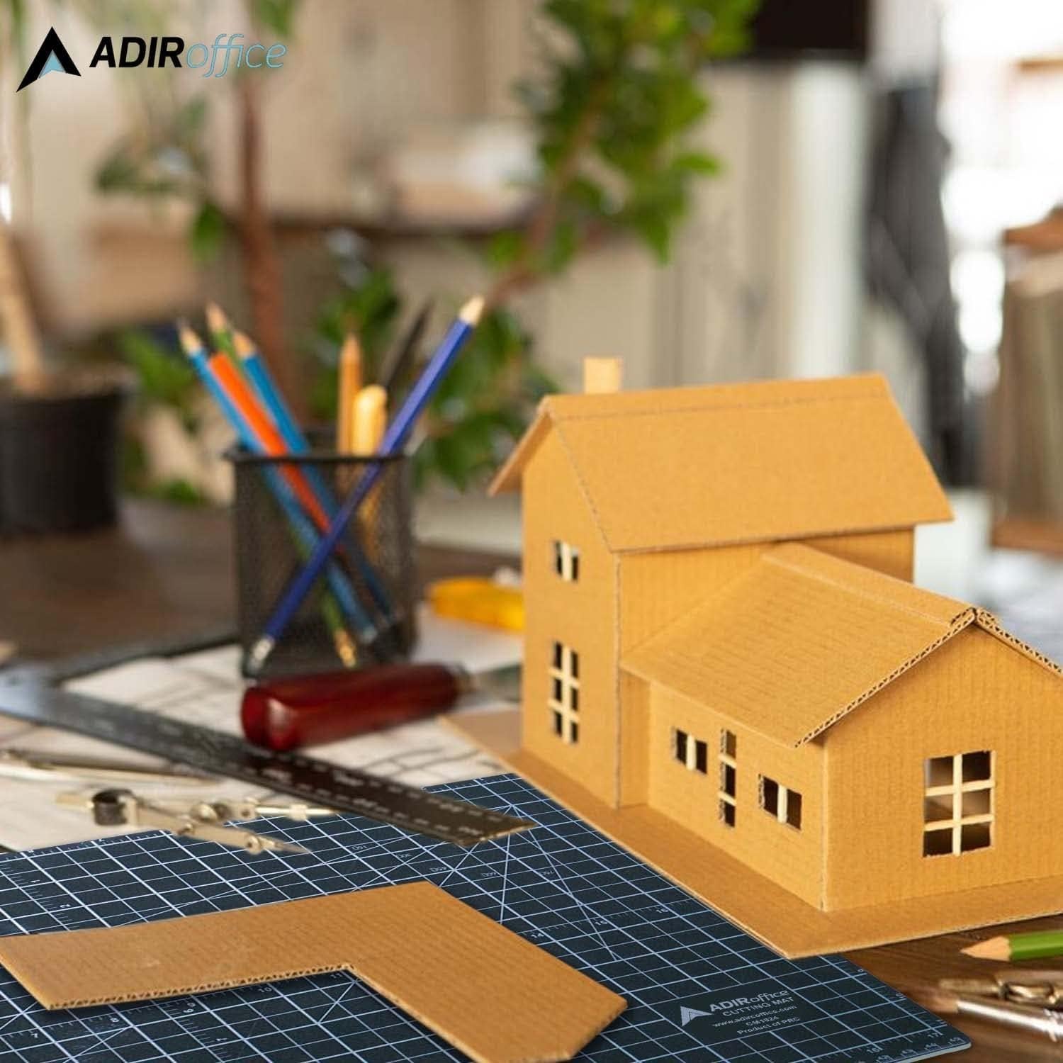 Tabla de Corte Reversible Adir 18x24" Verde/Negro PVC