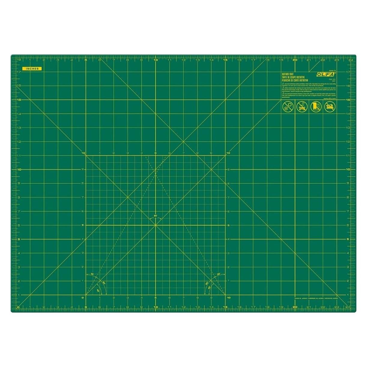 Almohadilla de Corte Autocurativa OLFA 45.72x60.96 cm Verde