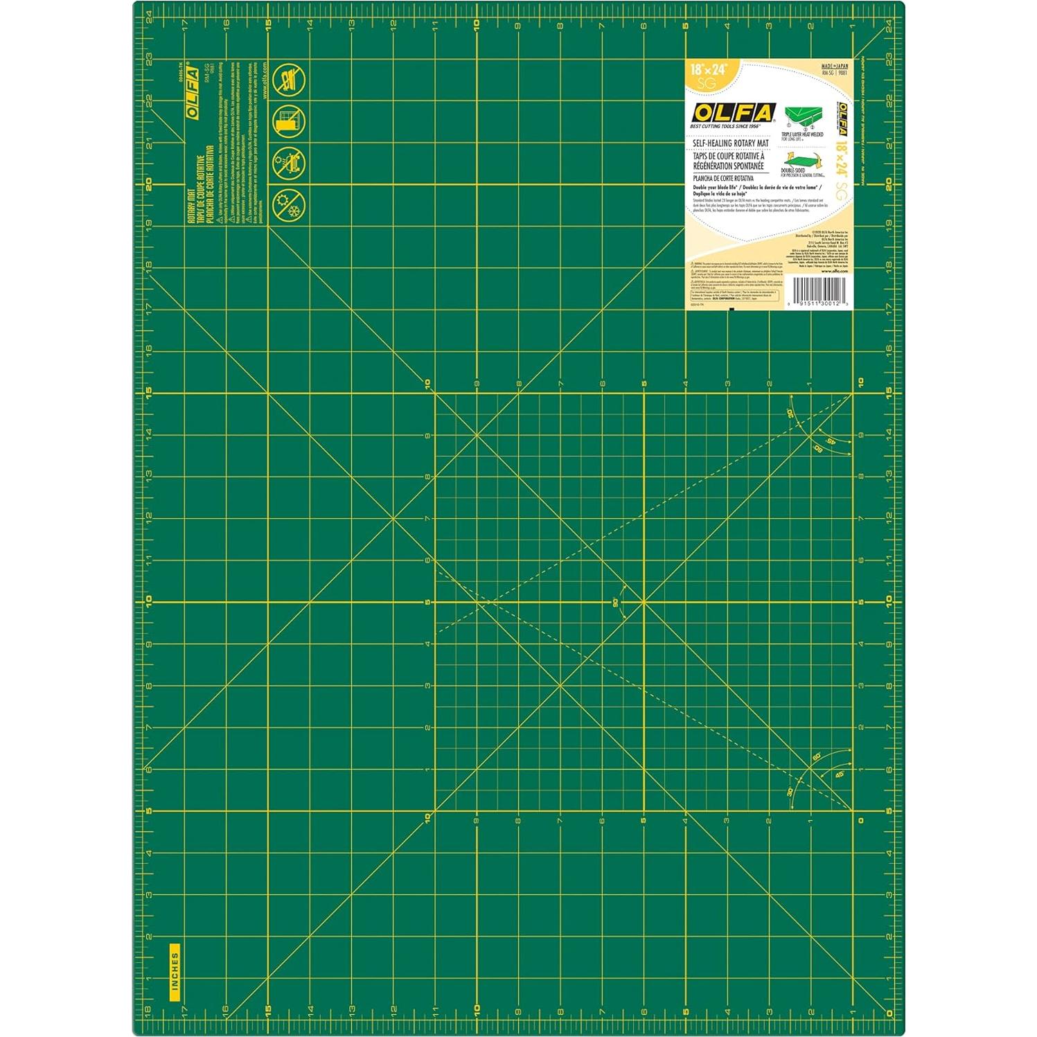 Almohadilla de Corte Autocurativa OLFA 45.72x60.96 cm Verde