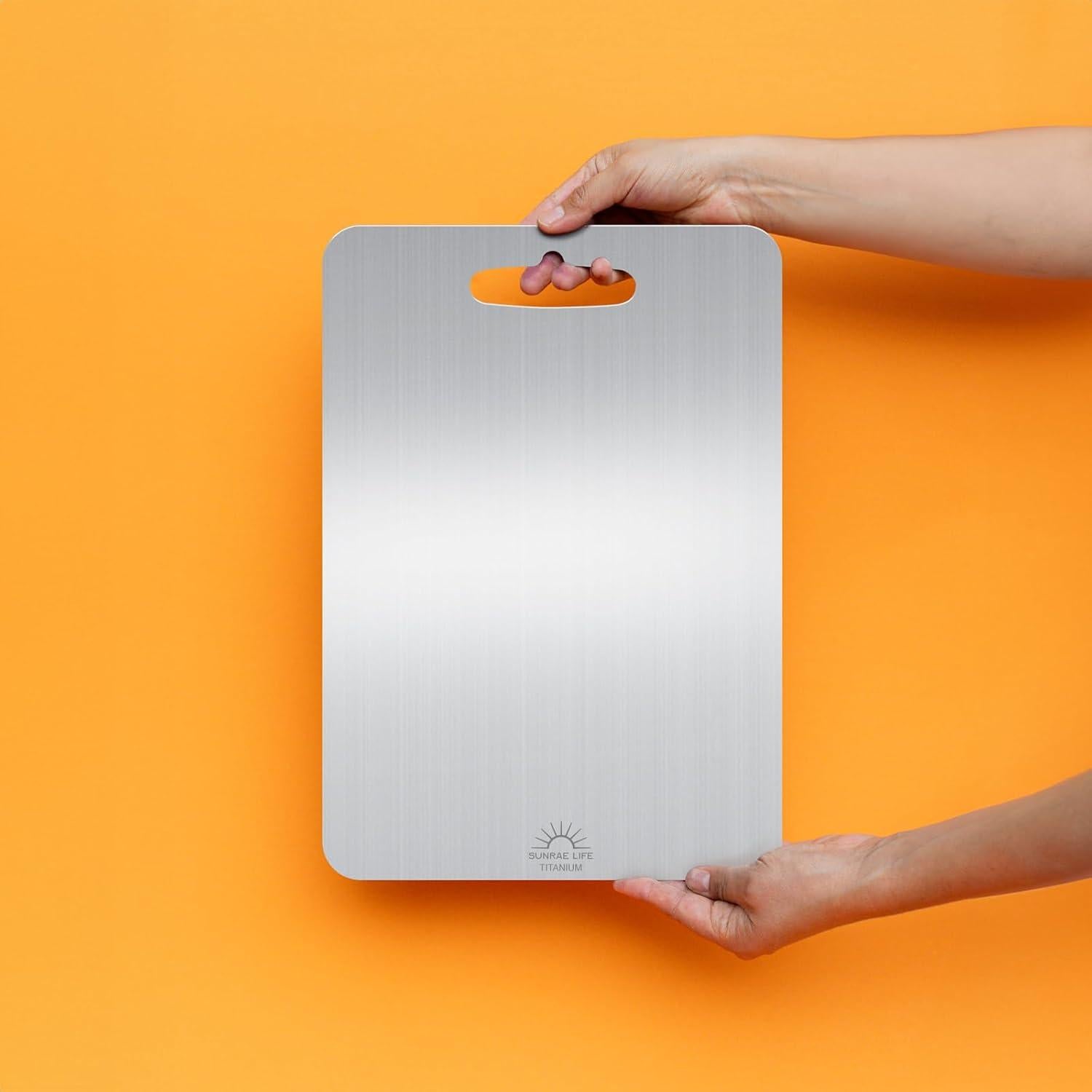 Tabla de Cortar de Titanio Sunrae Life 35.9x24.9cm Antideslizante