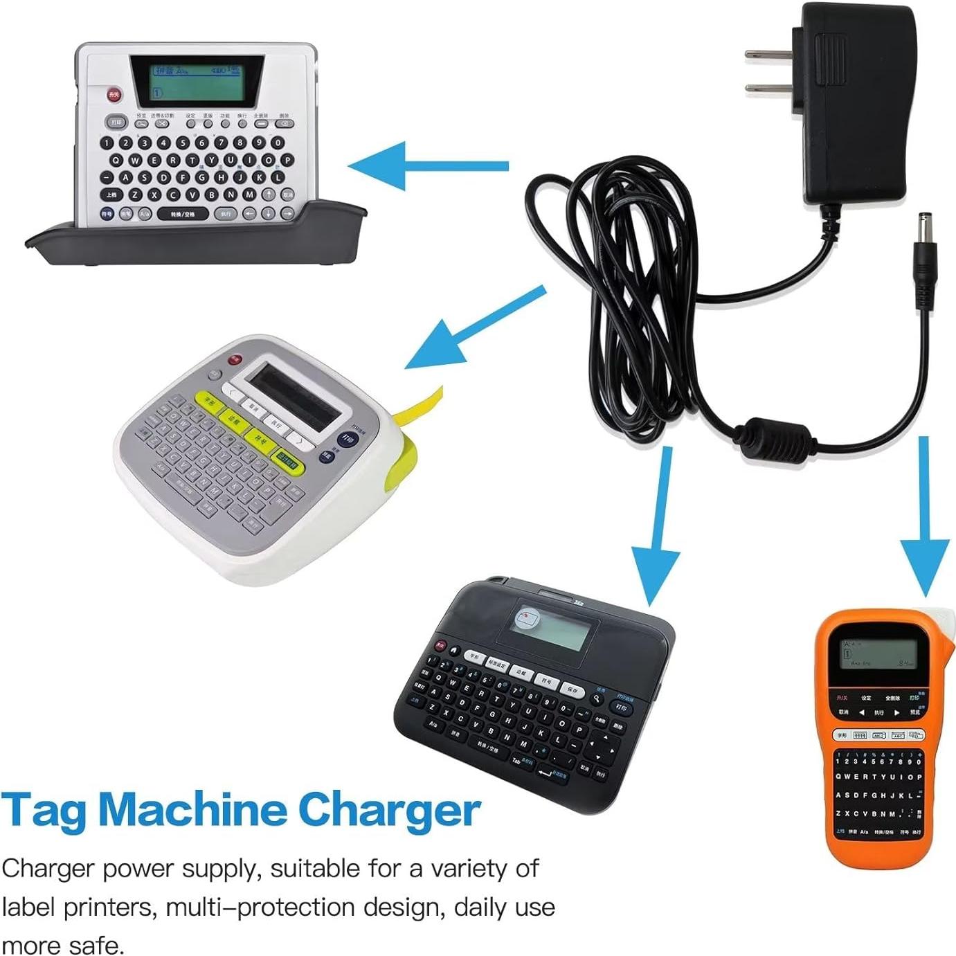 Adaptador de corriente 2.5m YTXXDEUS para impresoras Brother P-touch
