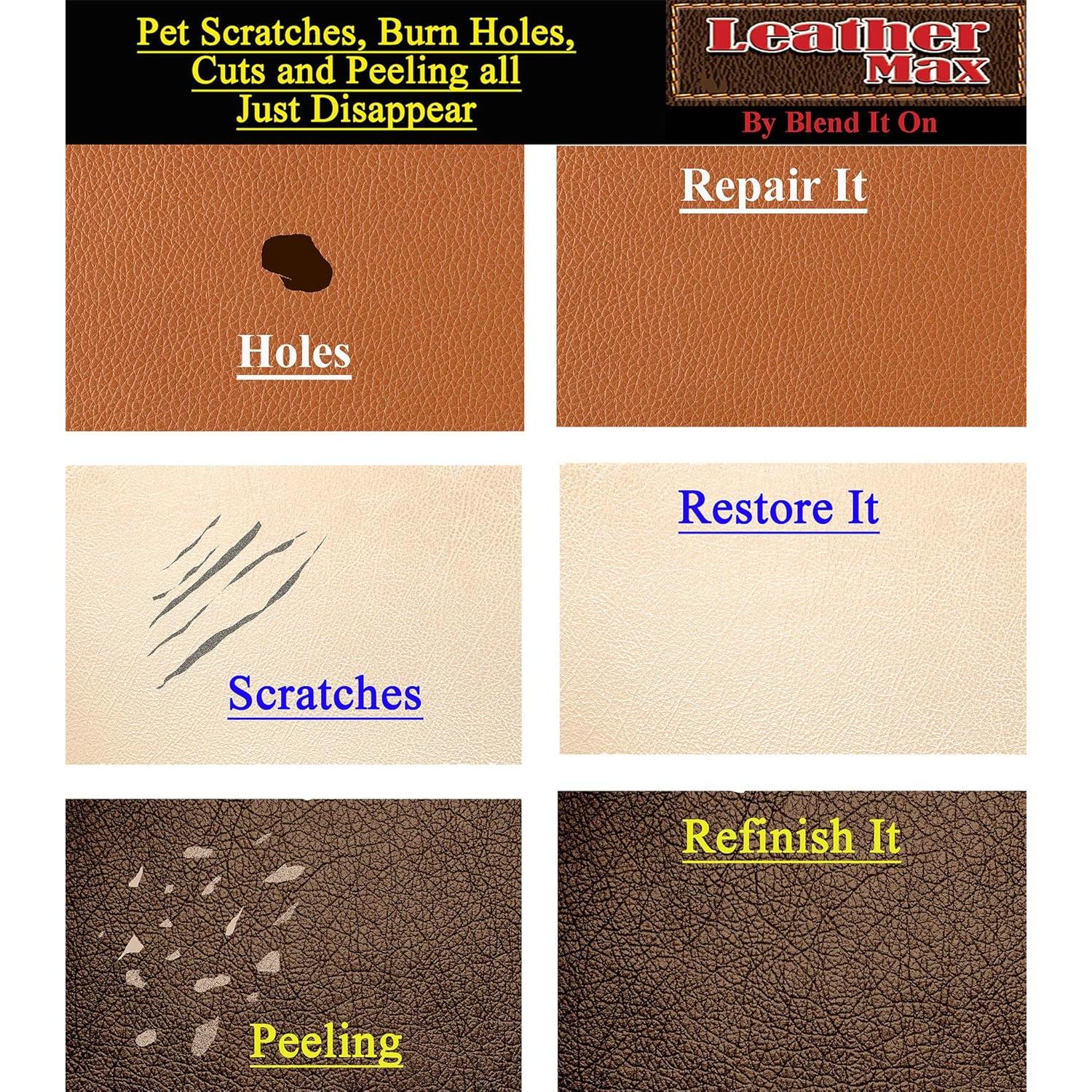 Kit de Reparación de Cuero Max - Restaura Sofás y Muebles