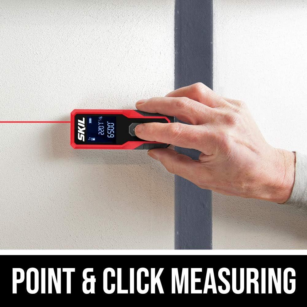 Medidor de Distancia Láser Skil 20m con Pantalla LCD y Bolsa