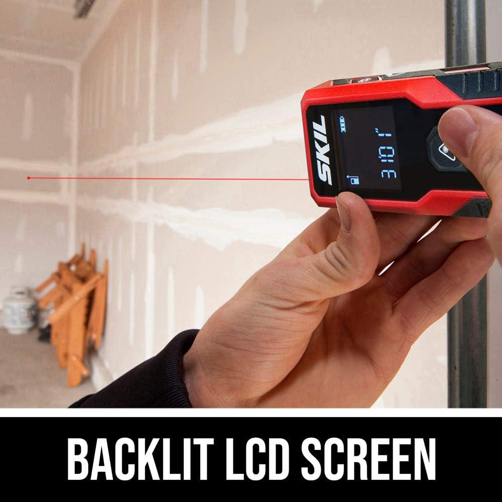 Medidor de Distancia Láser Skil 20m con Pantalla LCD y Bolsa