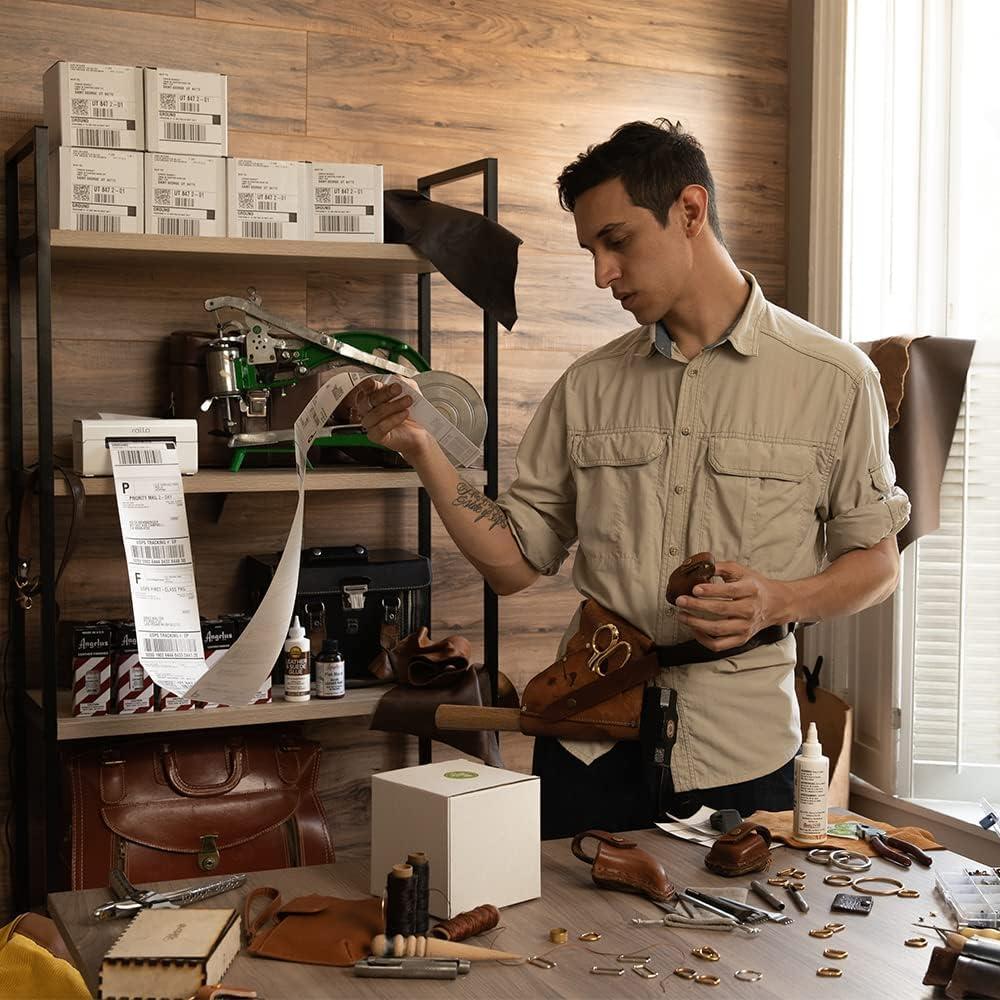 Rollo de Etiquetas Térmicas Rollo 500 Piezas 10x15 cm Adhesivo Fuerte