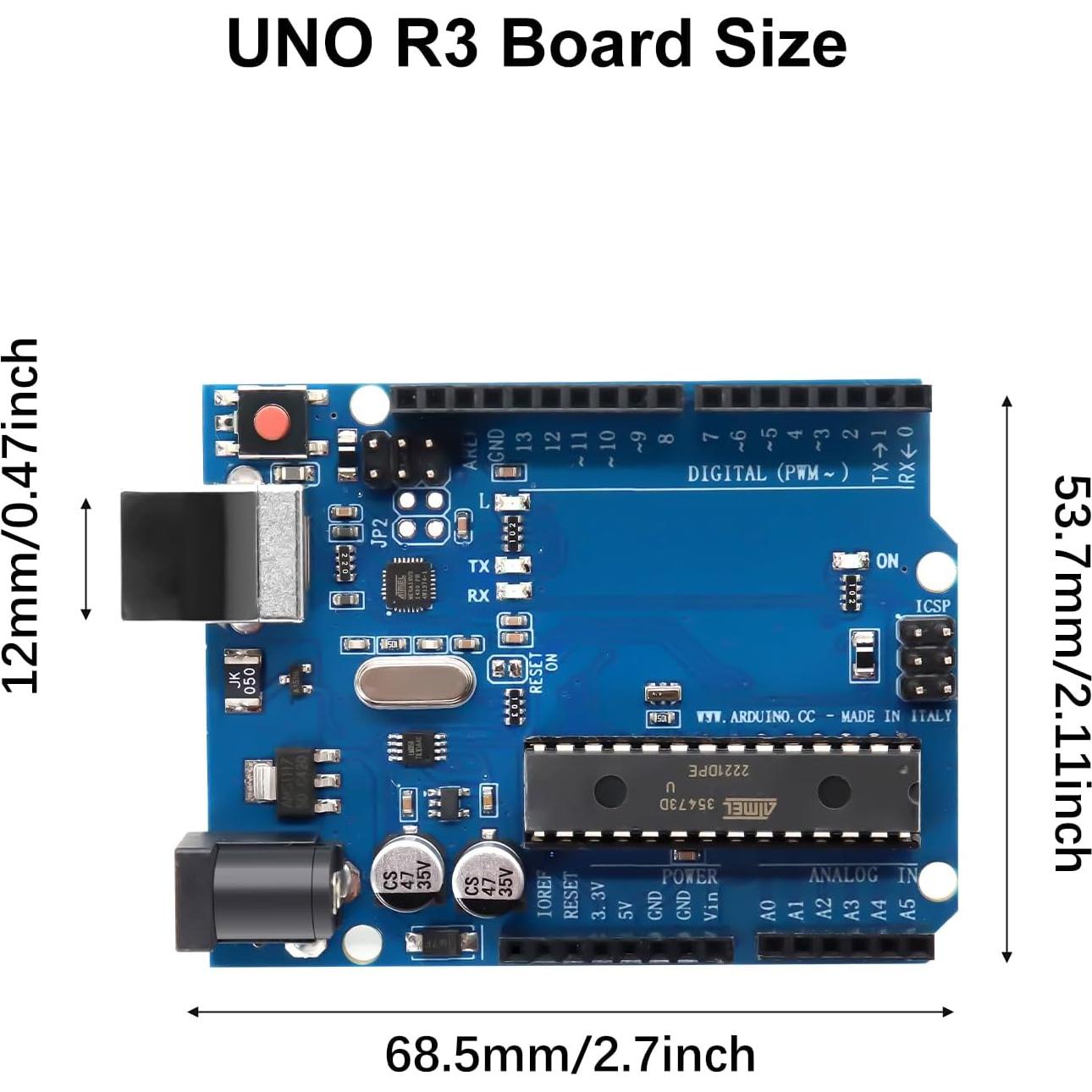 Placa de Desarrollo R3 AYWHP ATmega328P 2KB EEPROM USB