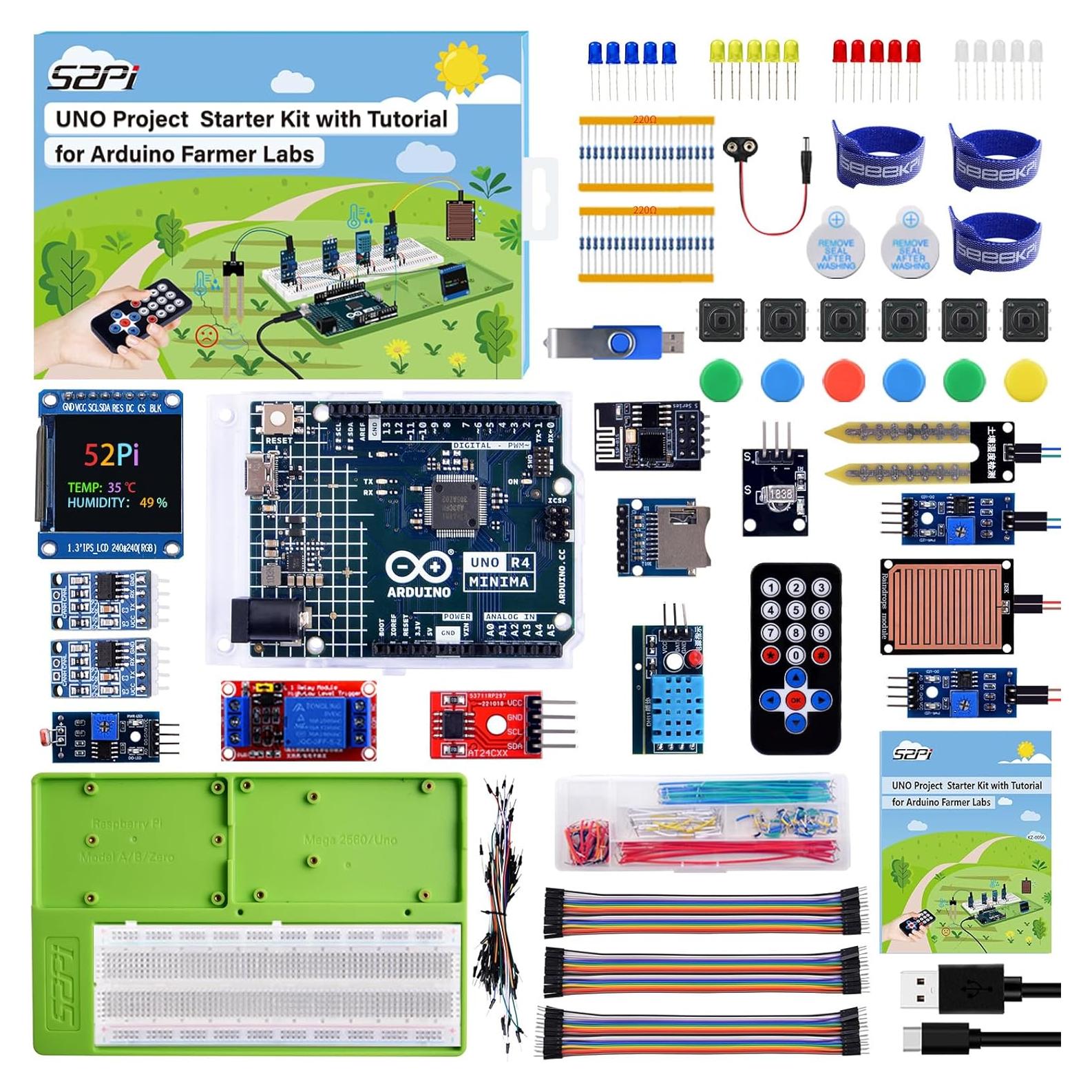 Kit de Inicio Granja Inteligente GeeekPi UNO R4 Minima