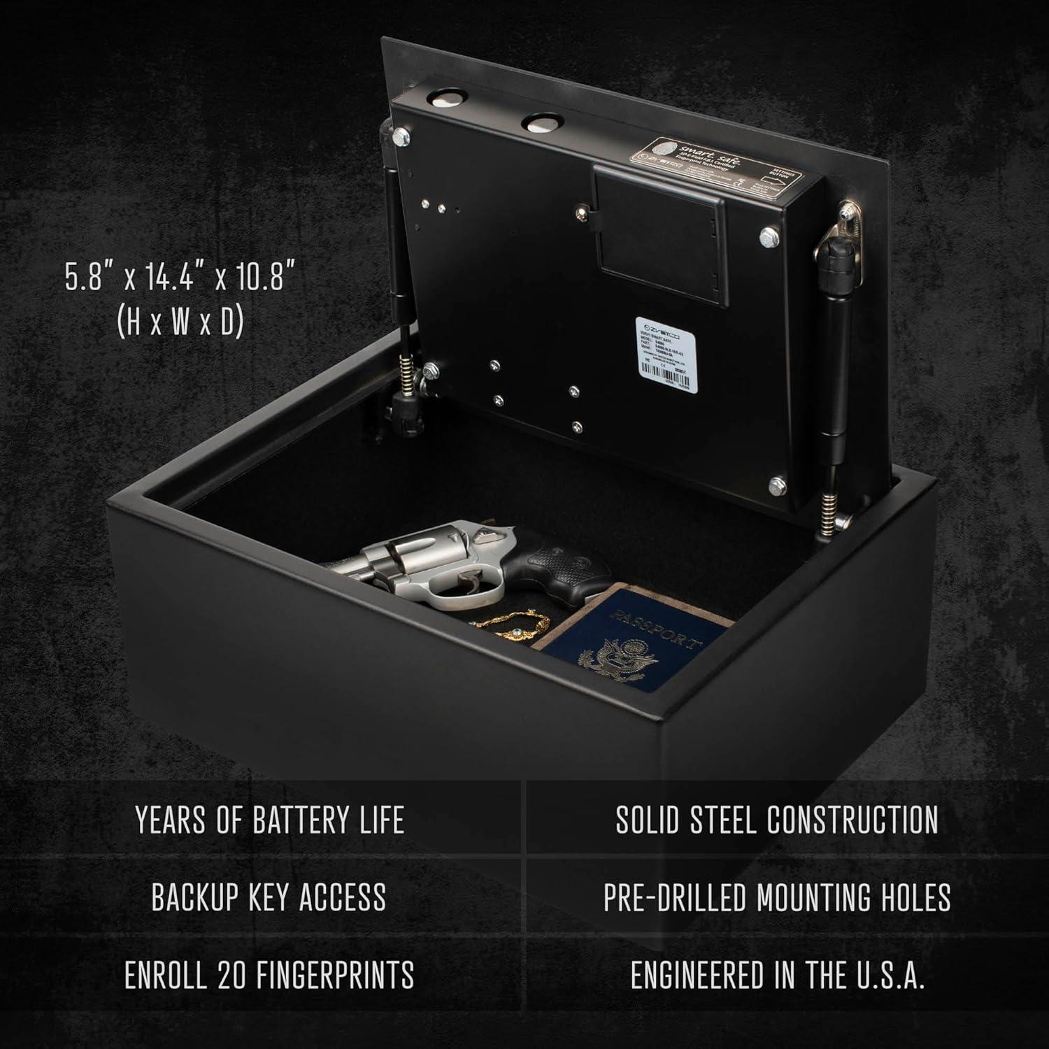 Caja Fuerte Biométrica Verifi S3800 con Sensor de Huellas