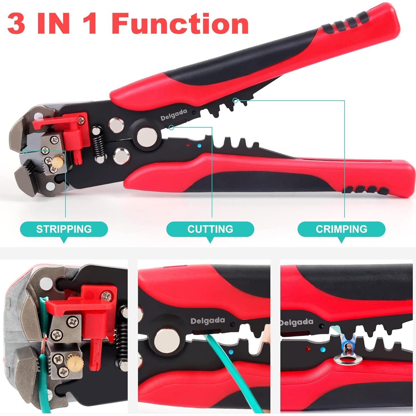 Desforradora de Cables Multifuncional Delgada D-2 0.2-6mm²