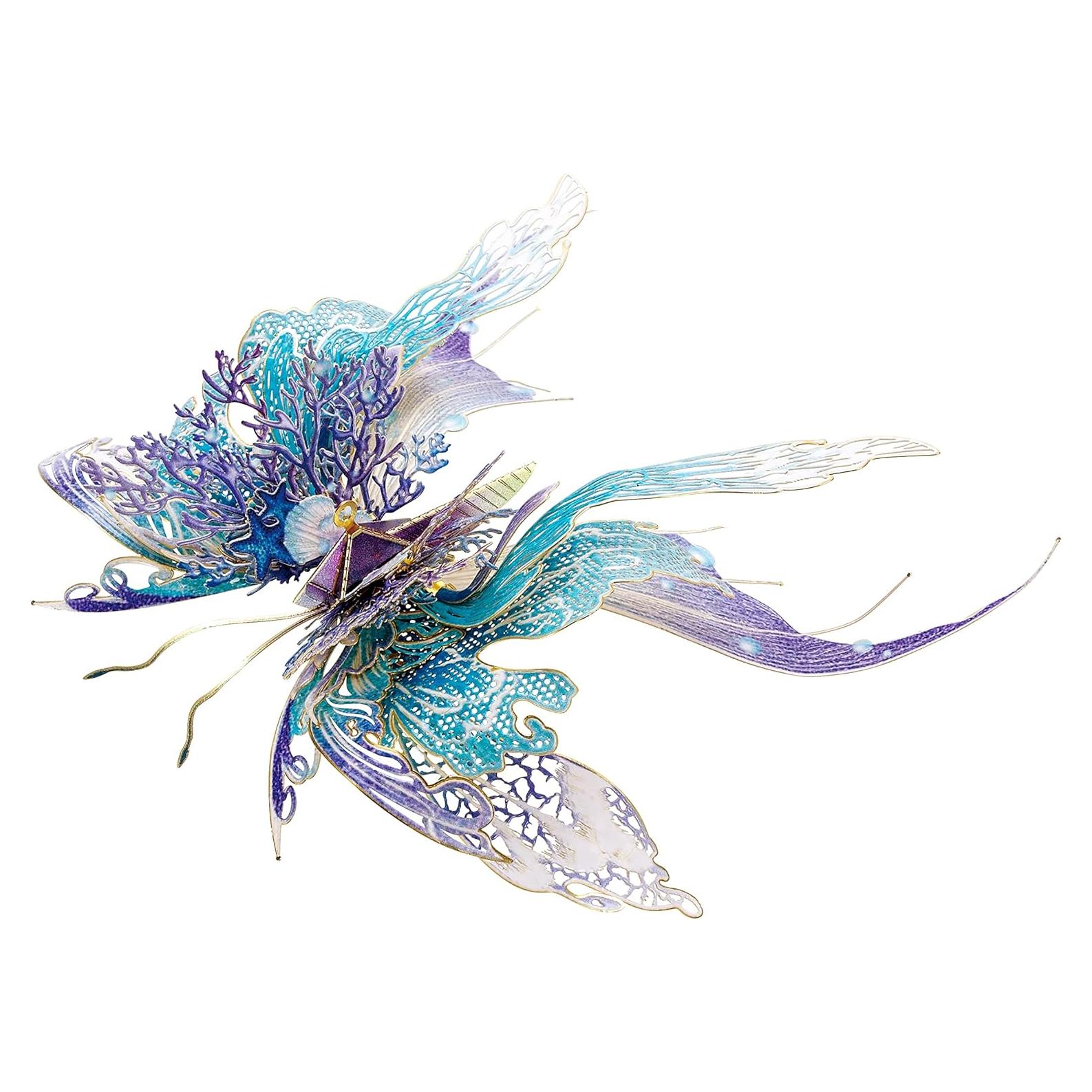 Rompecabezas 3D de Metal Microworld Mariposa Amistad