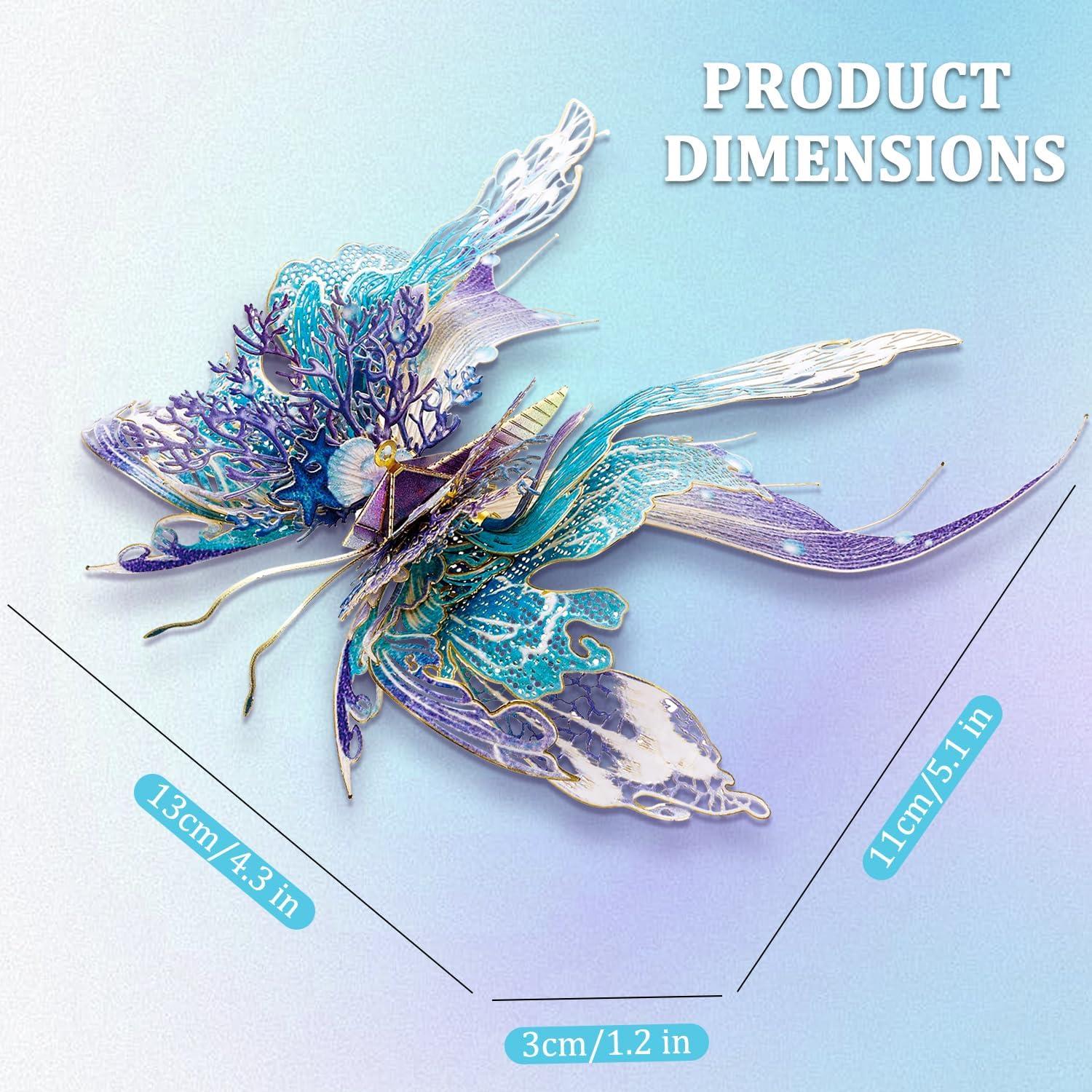 Rompecabezas 3D de Metal Microworld Mariposa Amistad