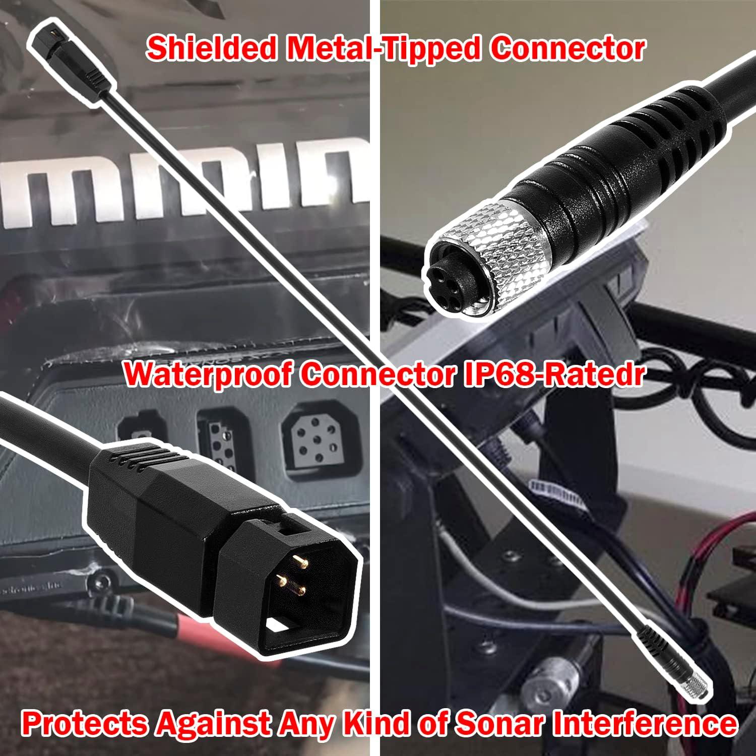 Cable Adaptador de Transductor Deecaray 1852068 Universal Sonar 2