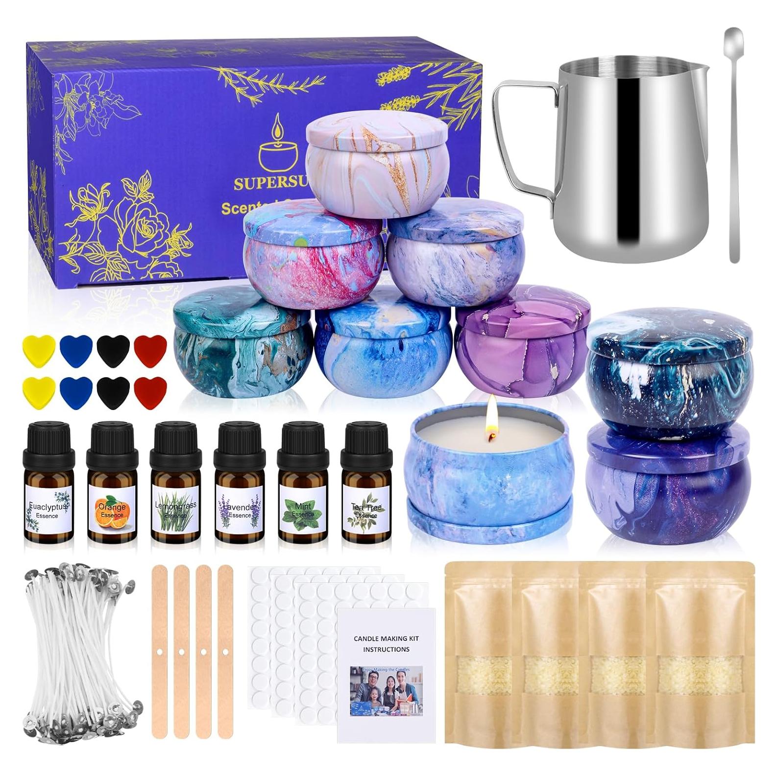 Kit de Fabricación de Velas SUPERSUN - 1,36 kg Cera de Abeja