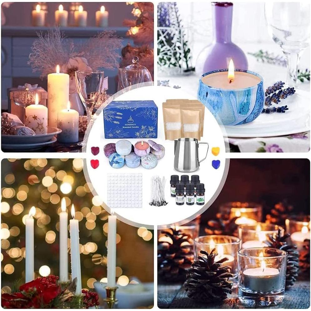 Kit de Fabricación de Velas SUPERSUN - 1,36 kg Cera de Abeja