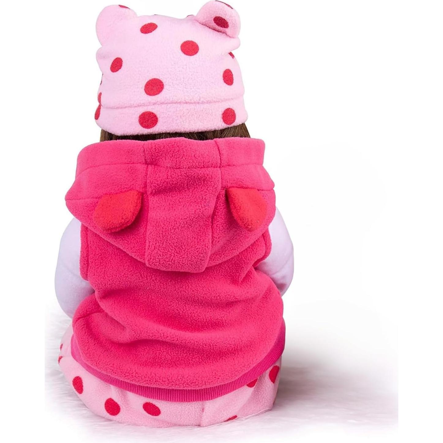 Muñeca Reborn CHAREX 45.72 cm Silicona Suave Accesorios