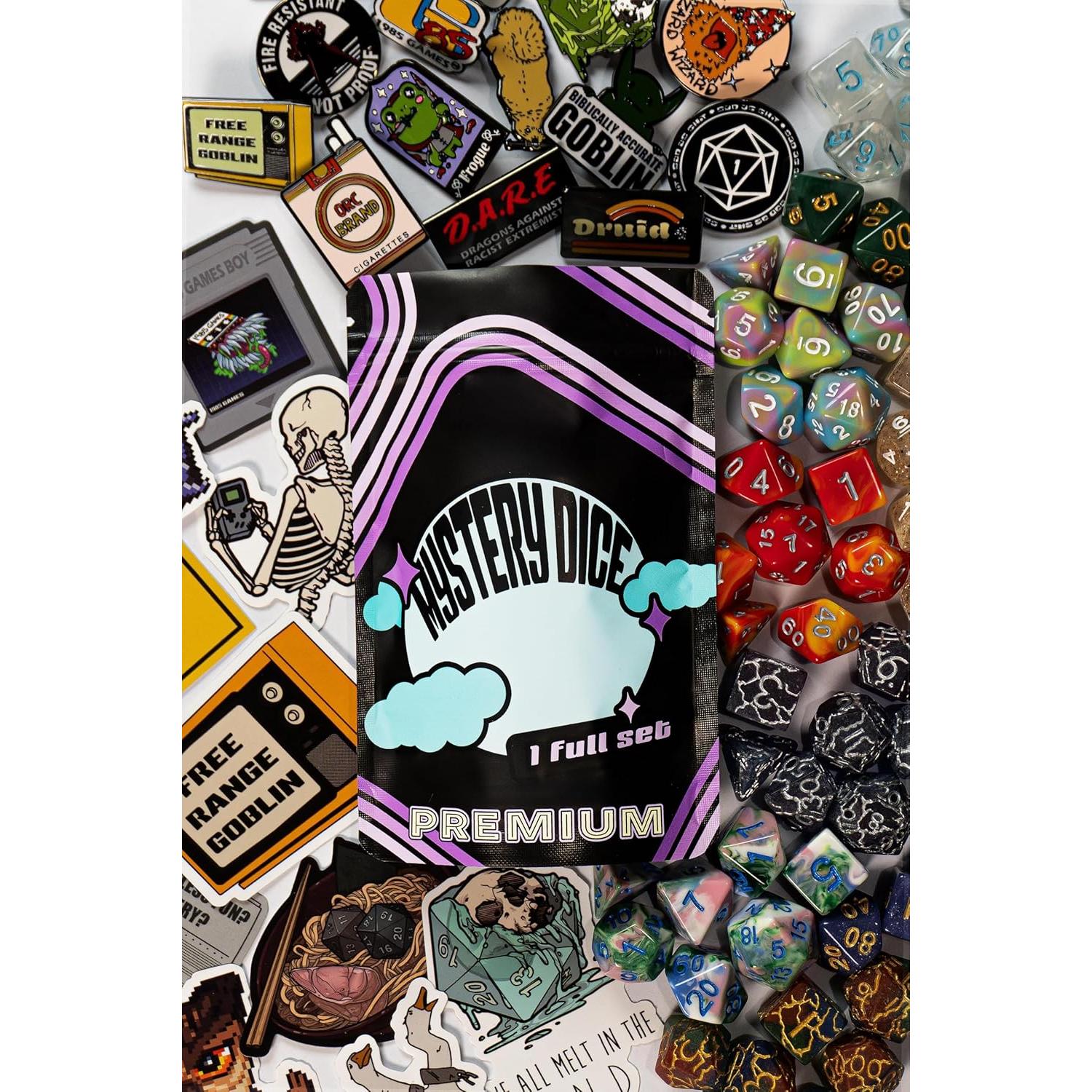 Dados Poliedricos 1985 Games, Set de 7, Diseño Único