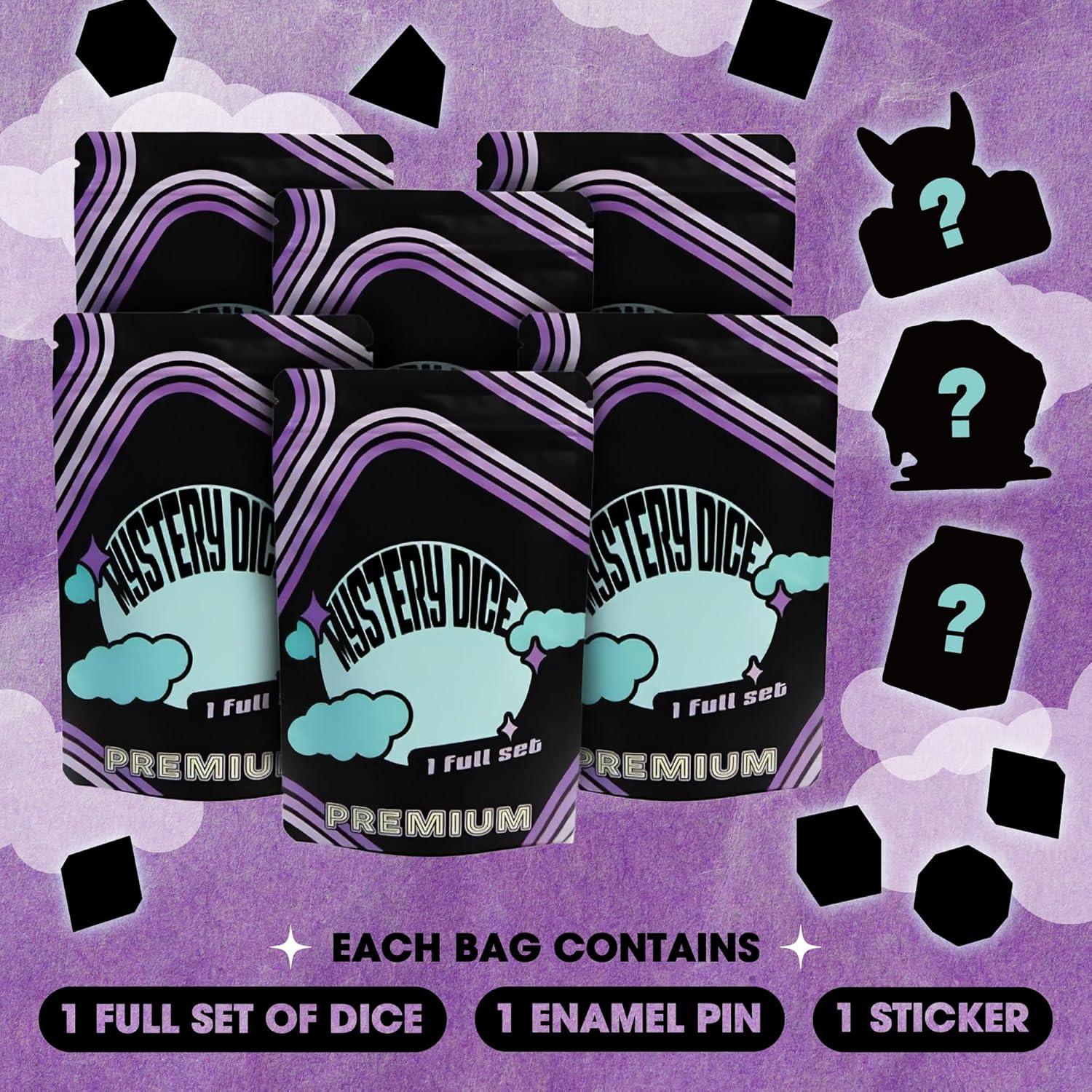 Dados Poliedricos 1985 Games, Set de 7, Diseño Único